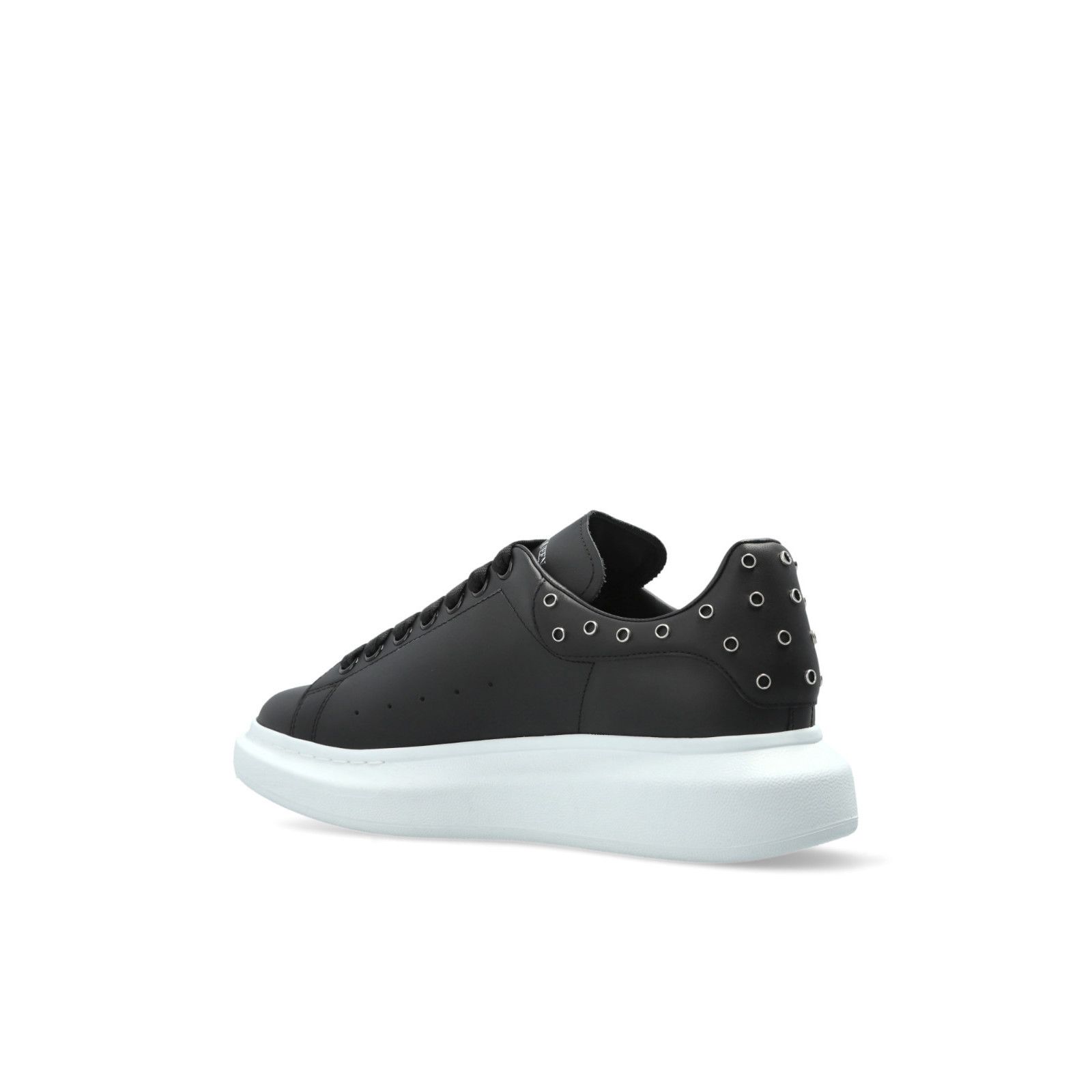 Alexander McQueen ALEXANDER MCQUEEN Oversized $890 Men's Black/Silver Sneakers Size US 11.5 / EU 44-45 - 3 Thumbnail