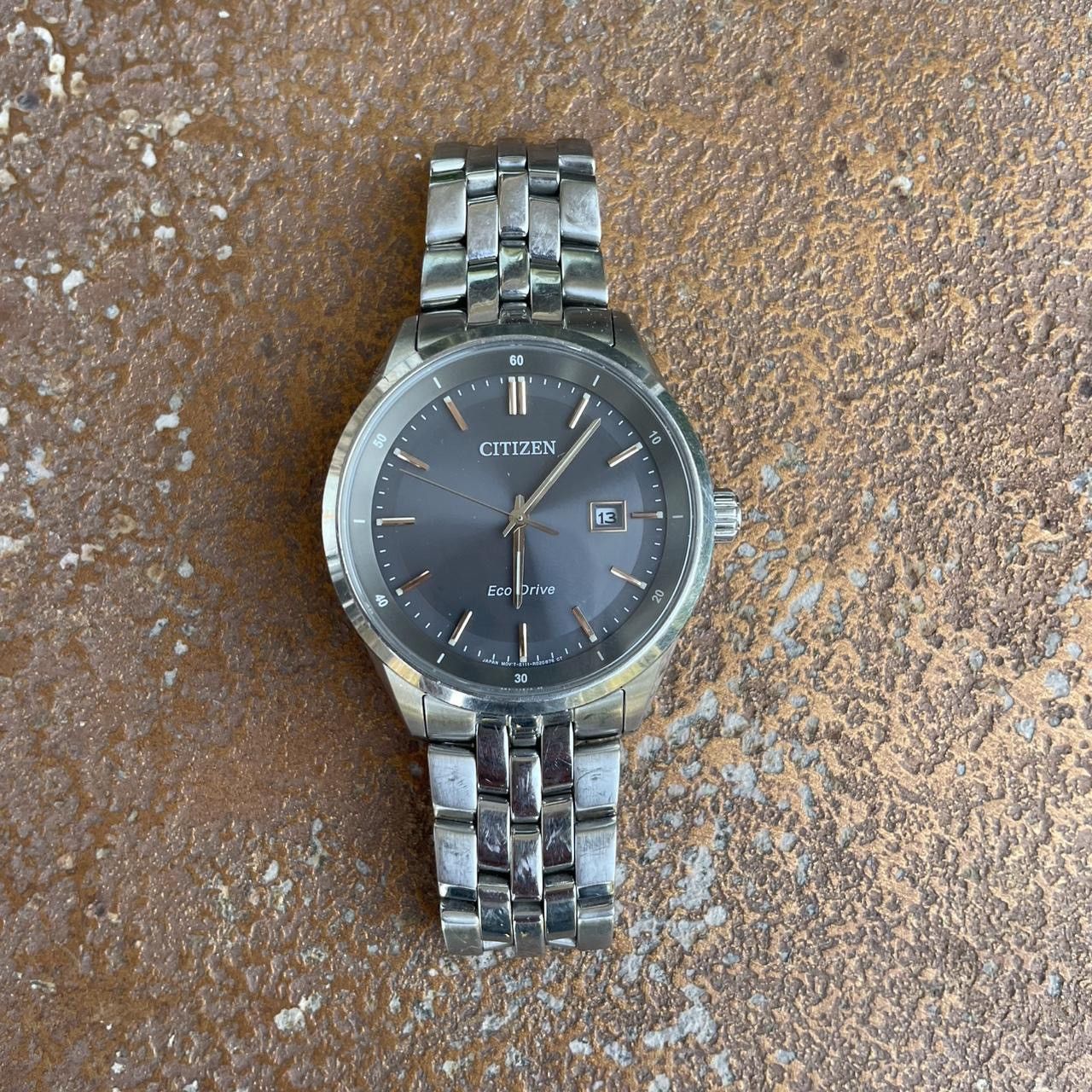 Citizen Citizen Eco-Drive silver Addyson men's watch with 40mm case Size ONE SIZE - 1 Thumbnail