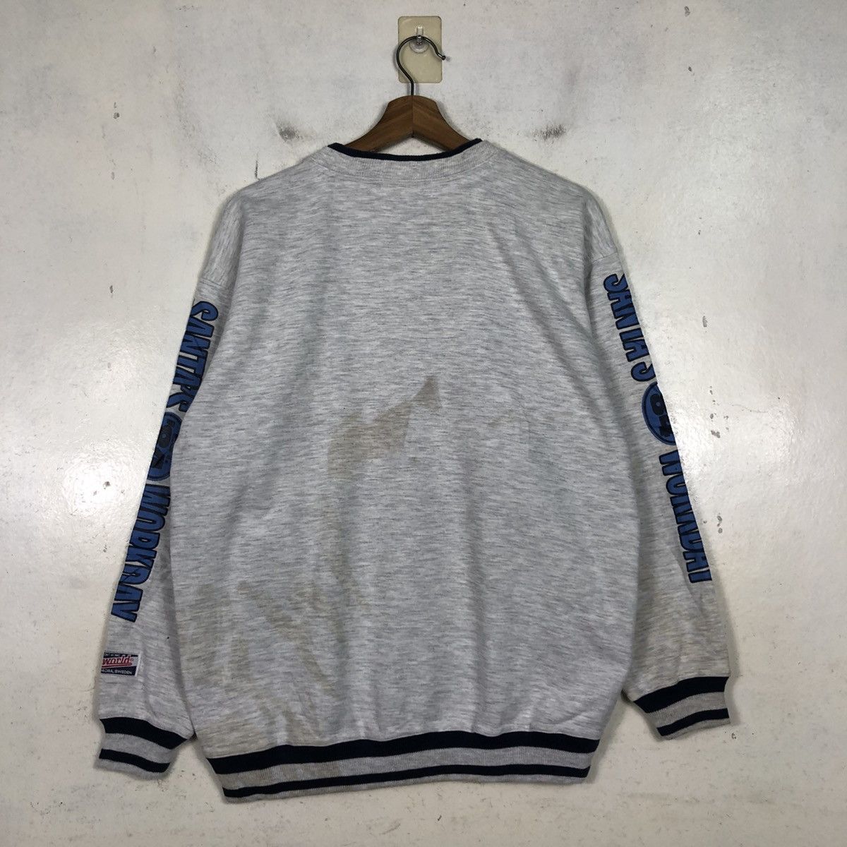 Japanese Brand 📌Vintage Sweatshirt Crewneck Santaworld Big Logo Cartoon Size US L / EU 52-54 / 3 - 13 Thumbnail