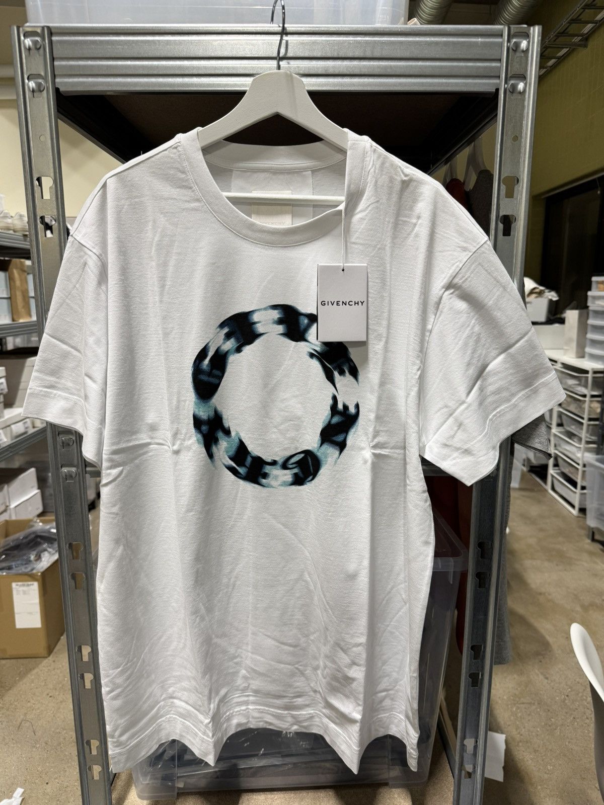 Givenchy Givenchy Logo T-Shirt NEW 650$ Size US XL / EU 56 / 4 - 1 Thumbnail