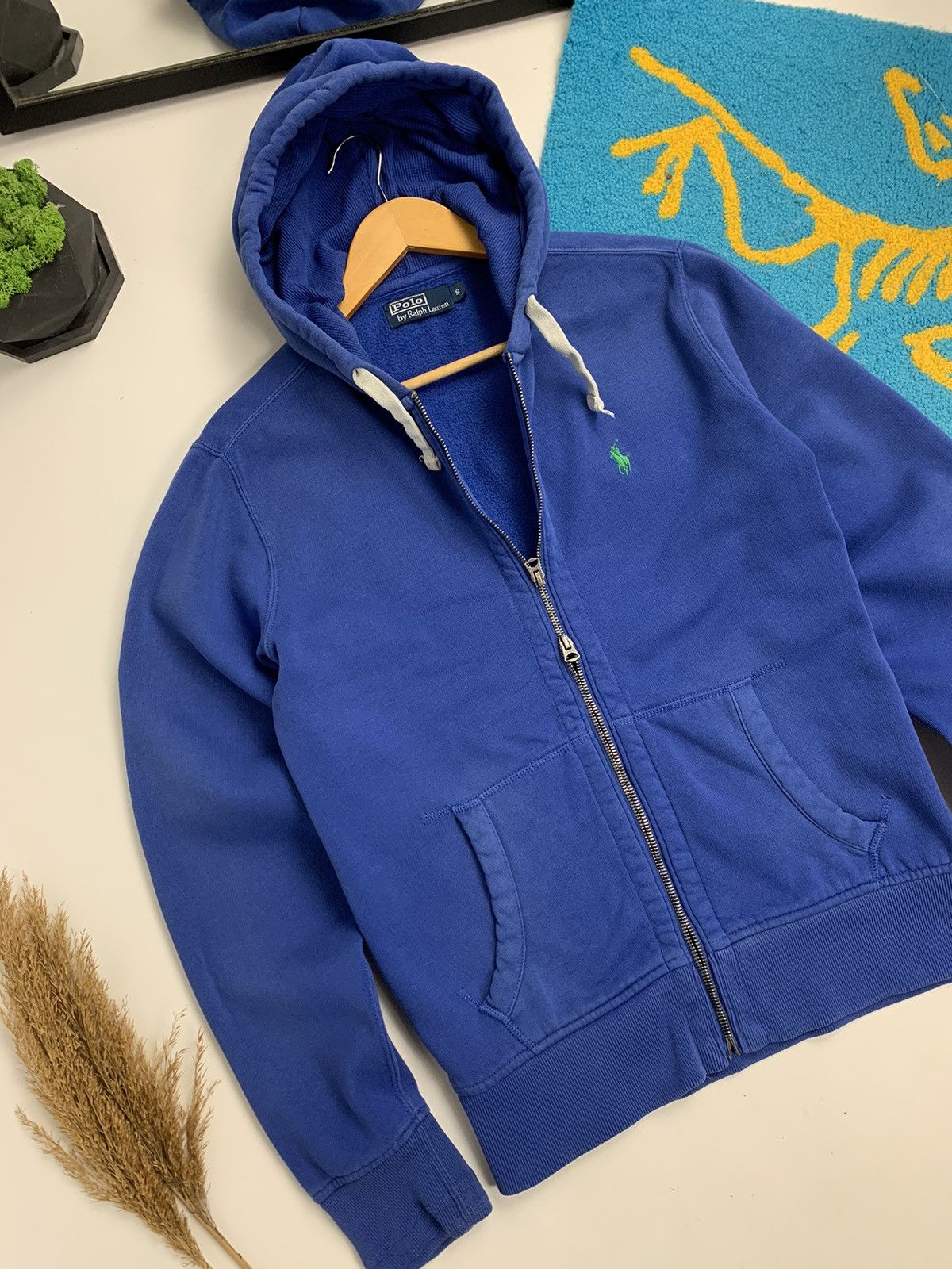 Ralph Lauren × Vintage Vintage Ralph Lauren Y2K Zip Hoodie Size US S / EU 44-46 / 1 - 2 Thumbnail