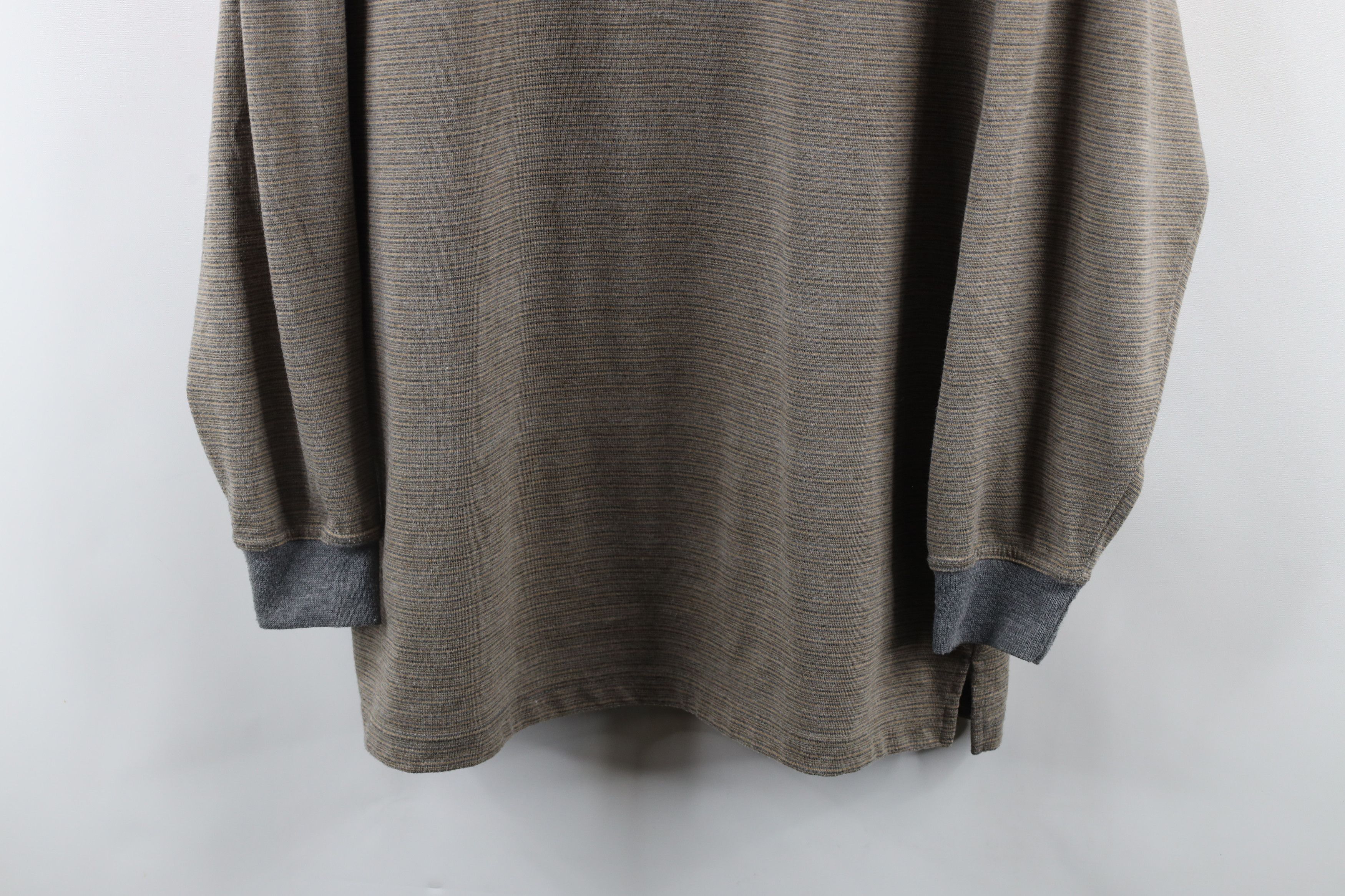 Vintage Vintage 90s Streetwear Striped Long Sleeve Rugby Polo Shirt Size US M / EU 48-50 / 2 - 3 Thumbnail