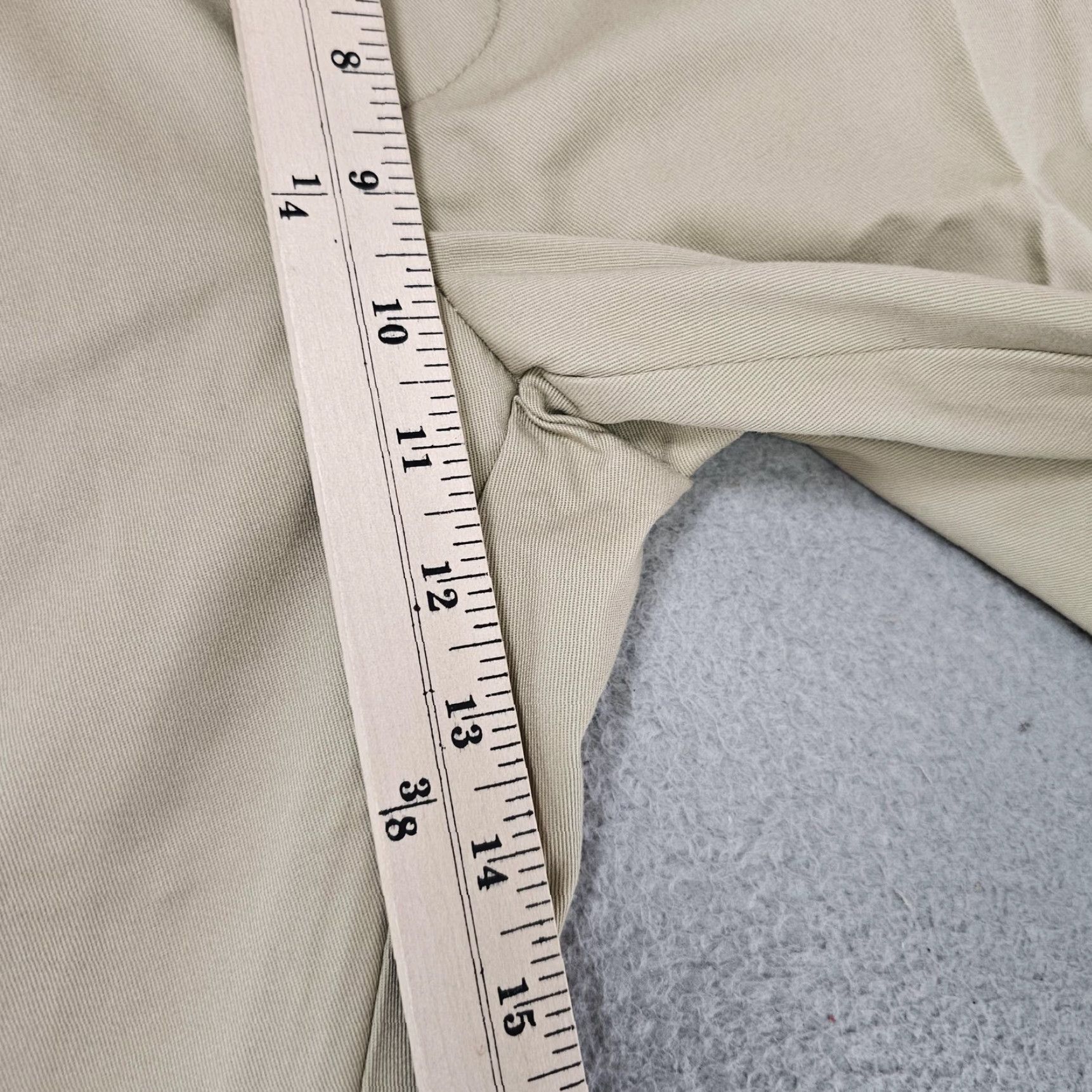 Vintage St. John's Bay Pants Mens 36x30 Khaki Classic Fit Easy Care Flat Front Chino Size US 36 / EU 52 - 4 Thumbnail
