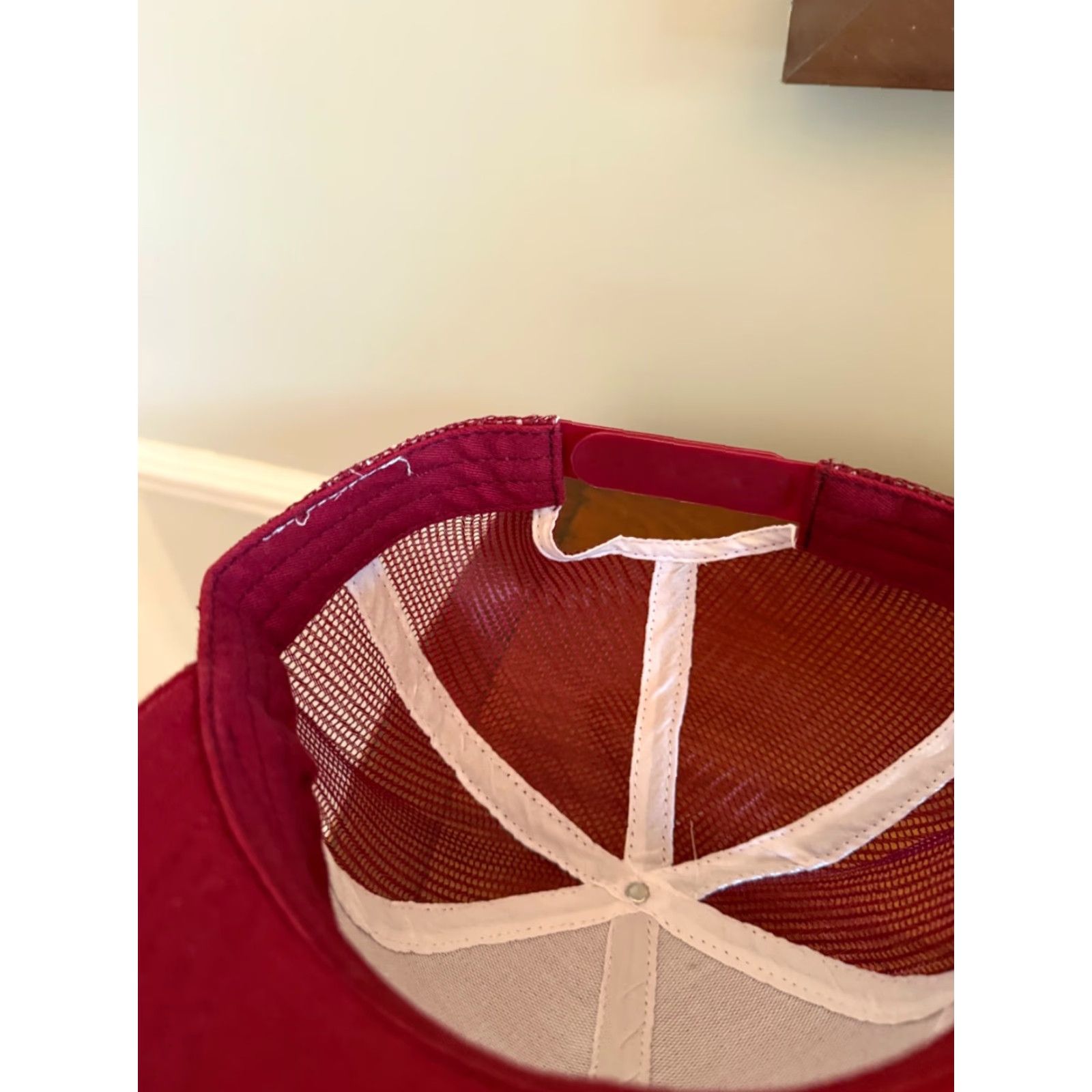 Alife VINTAGE Franzia Trucker Hat Franz for Life Red Men Adjustable Hat - Franzia, Trucker, Red, NWOT, Men Size ONE SIZE - 5 Thumbnail
