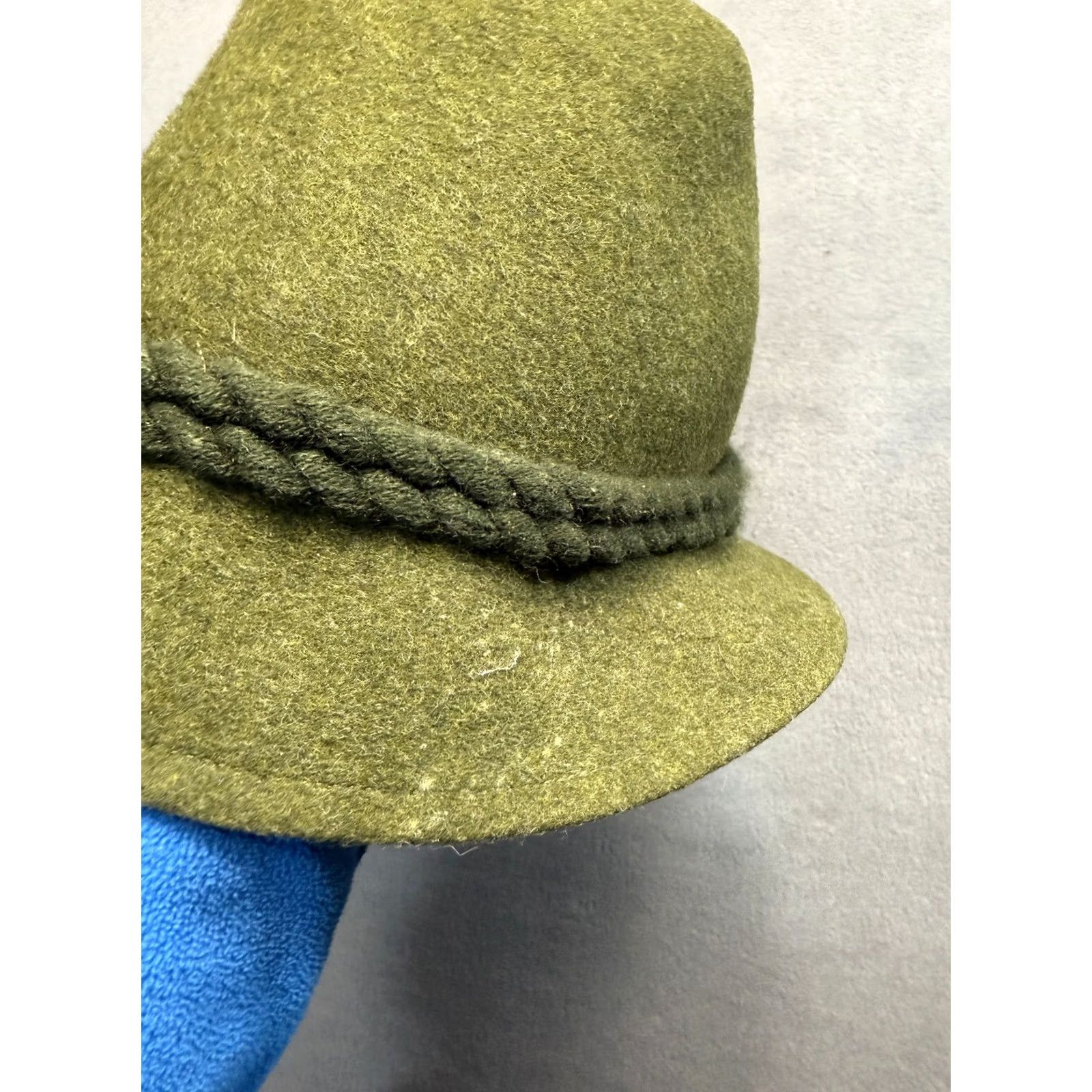 Vintage Vintage CAPO Austrian Tyrolean National Fedora Hat Size 60 Green Wool Fedora Capo Capo 60 Mens Womens Boys Girls Size ONE SIZE - 7 Thumbnail