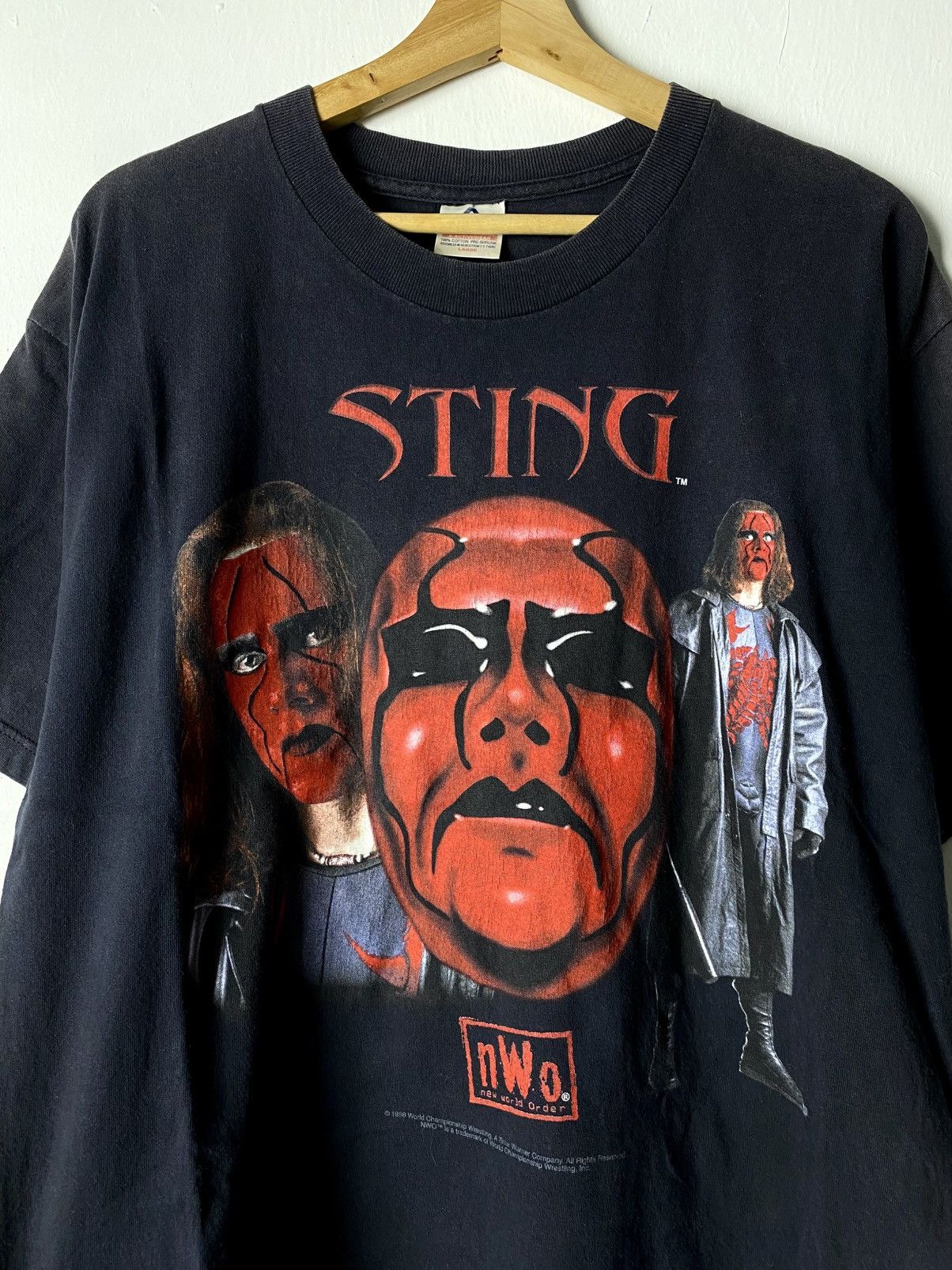 WCW/nWo Vintage Sting nWo © 1998 WCW Size US L / EU 52-54 / 3 - 5 Thumbnail