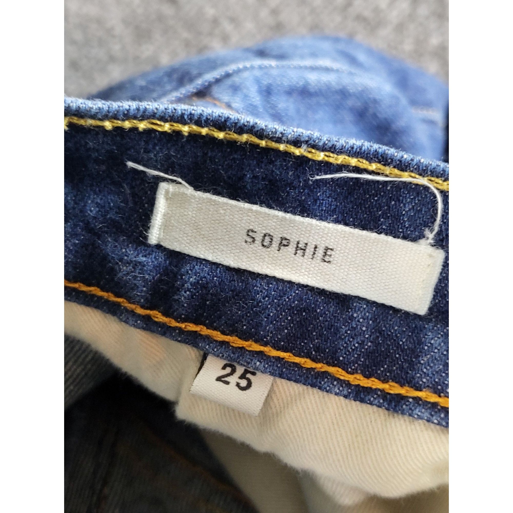 Imogene + Willie Imogene And Willie Sophie Denim Jeans Women Sz 25 Blue Desig Size 25" / US 0 / IT 36 - 7 Thumbnail