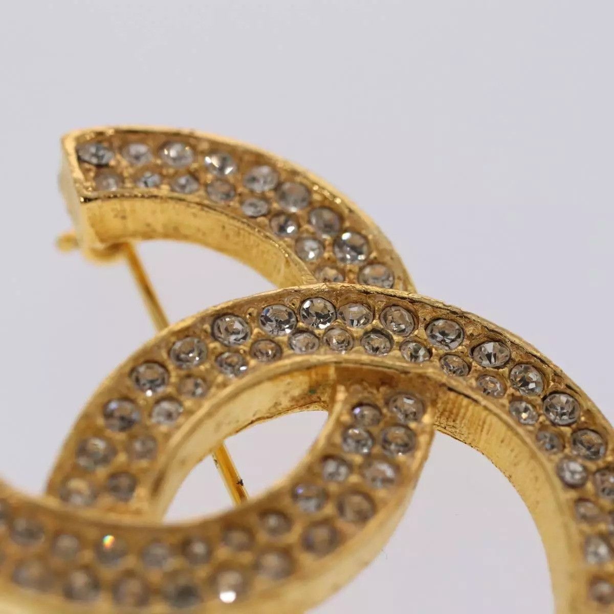 Chanel CHANEL COCO Mark Brooch metal Gold CC Auth Size ONE SIZE - 4 Thumbnail