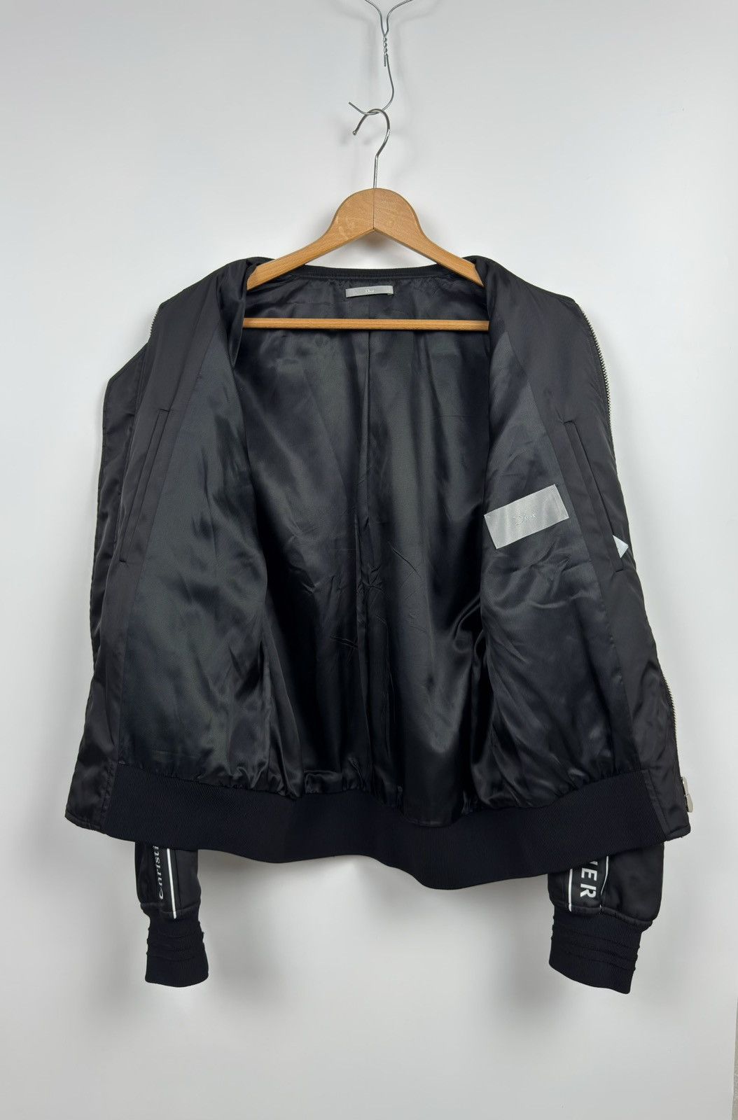 Dior Dior Homme Black Rose Embroidered Blouson Bomber Jacket Size US M / EU 48-50 / 2 - 10 Thumbnail