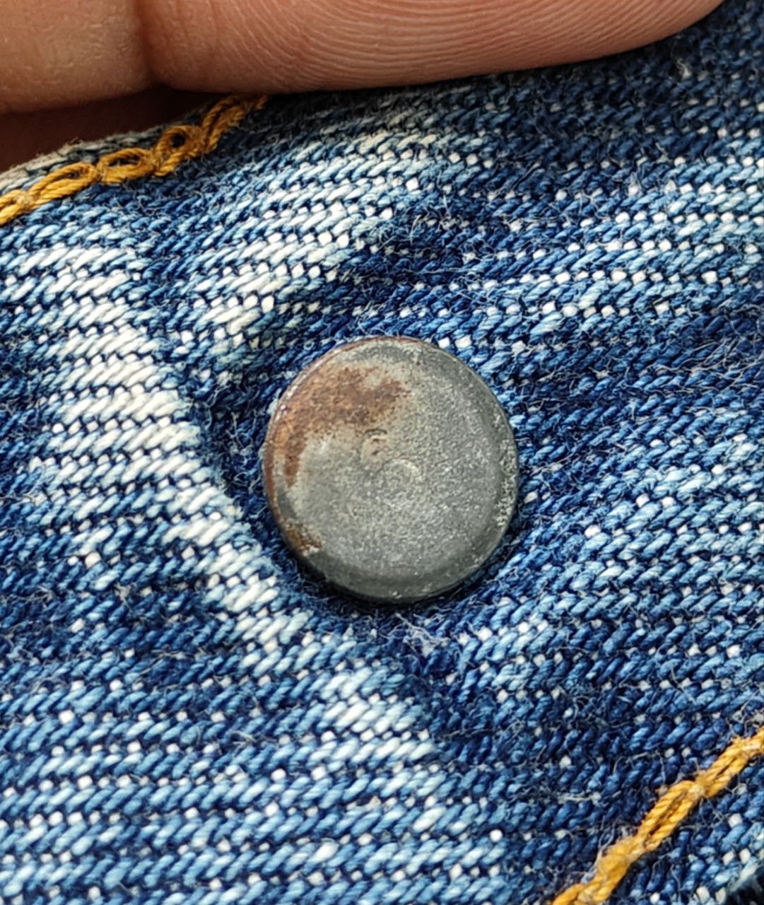 Levi's 60's Vtg Levis 501 Button No6 Selvedge Redline Size US 31 - 7 Thumbnail