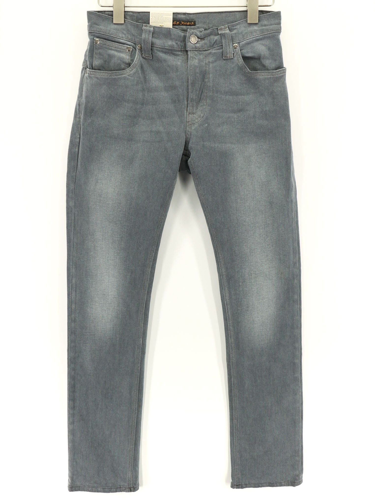 Nudie Jeans THIN FINN W30/L32 Slim Grey Cotton Elastane Jeans 80656 Size US 30 / EU 46 - 1 Thumbnail