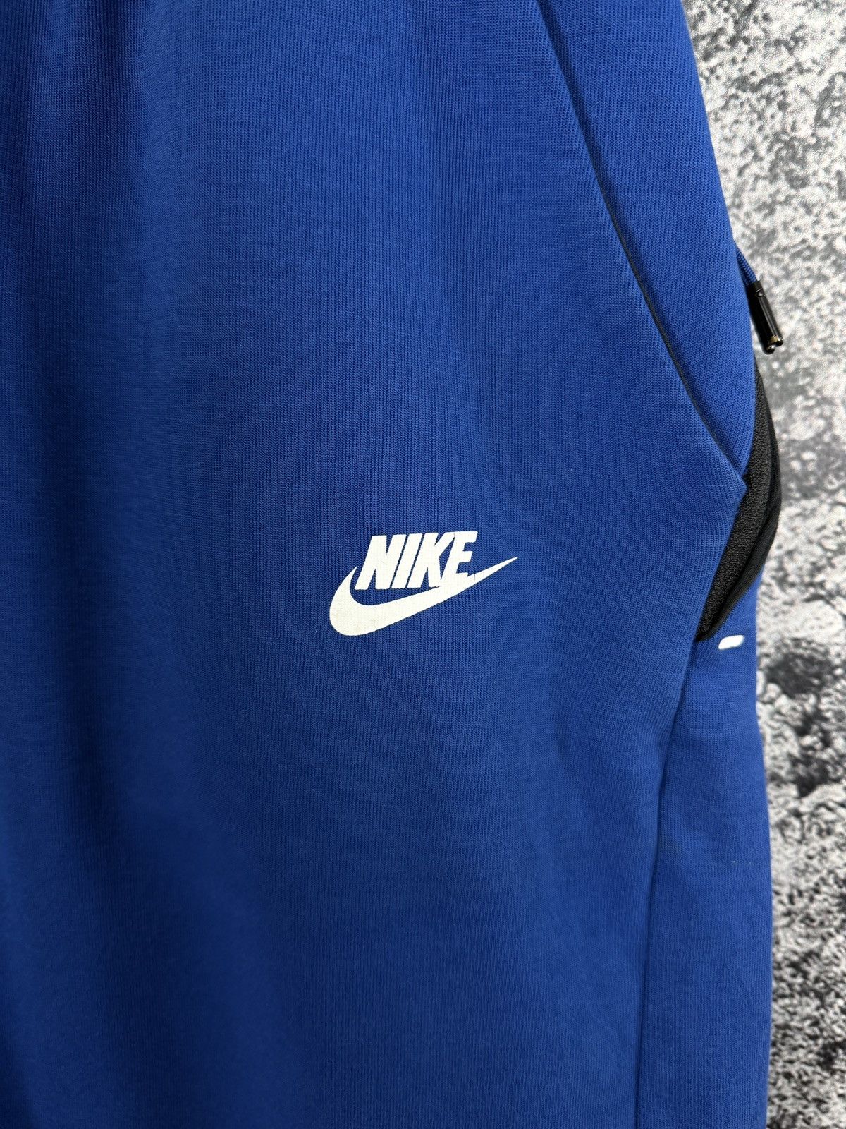 Nike Men’s Nike NSW Tech Fleece Cotton Shorts Blue Size XL Size US 40 / EU 56 - 6 Thumbnail