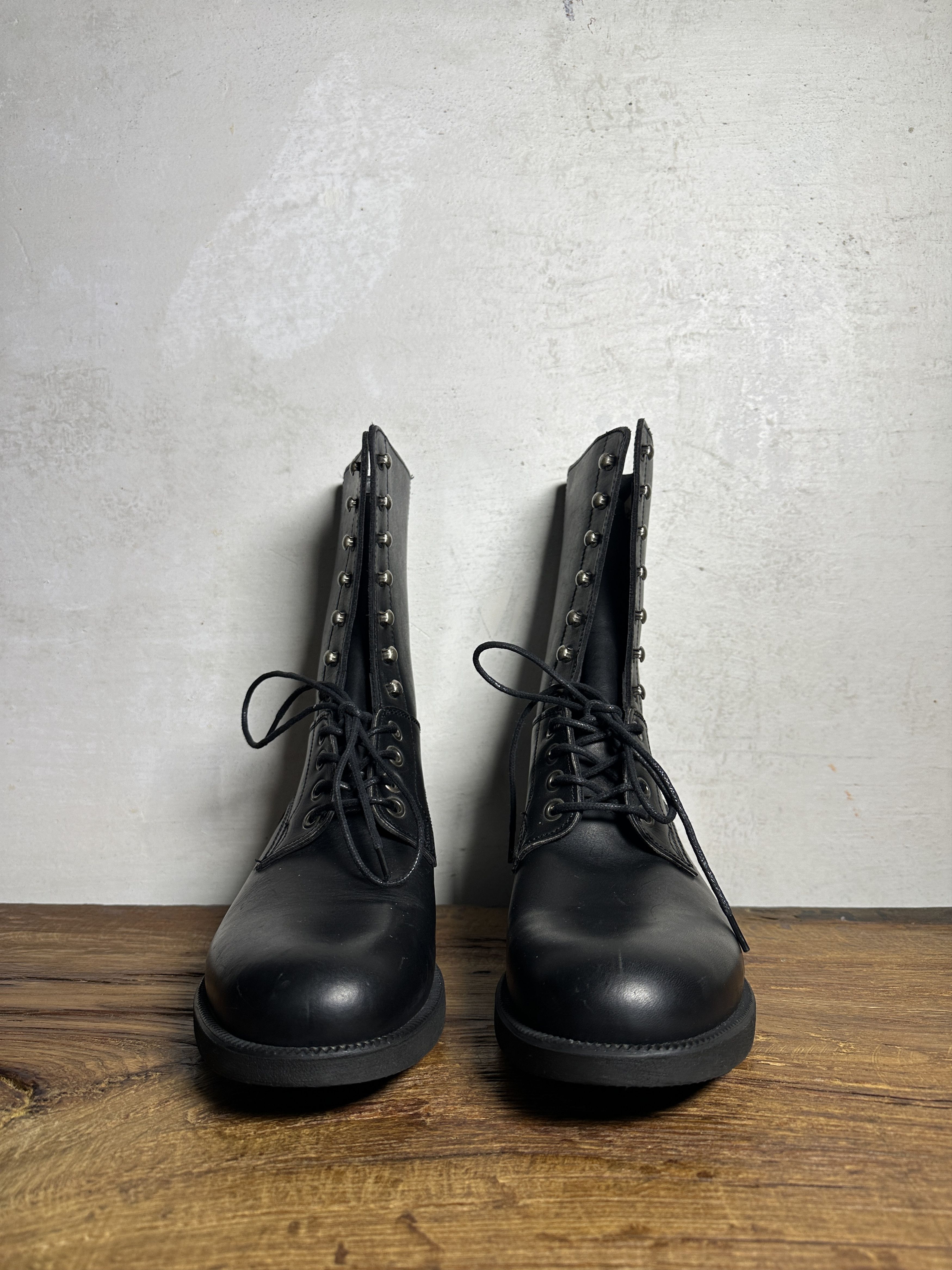 Vibram Handmade Military Leather Boots Size US 11 / EU 44 - 3 Thumbnail