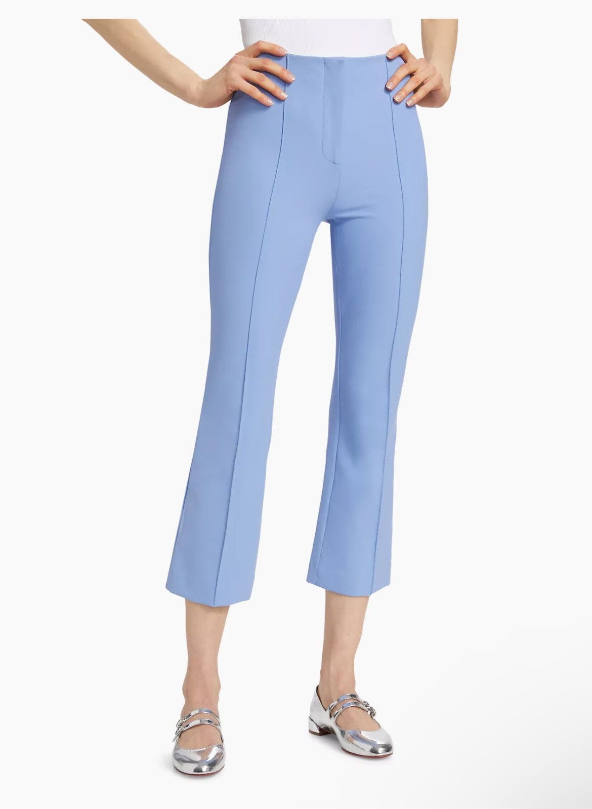 Veronica Beard Veronica Beard Jaya Pintuck Crop Pants Size US 4 Size 27" / US 4 / IT 40 - 1 Thumbnail
