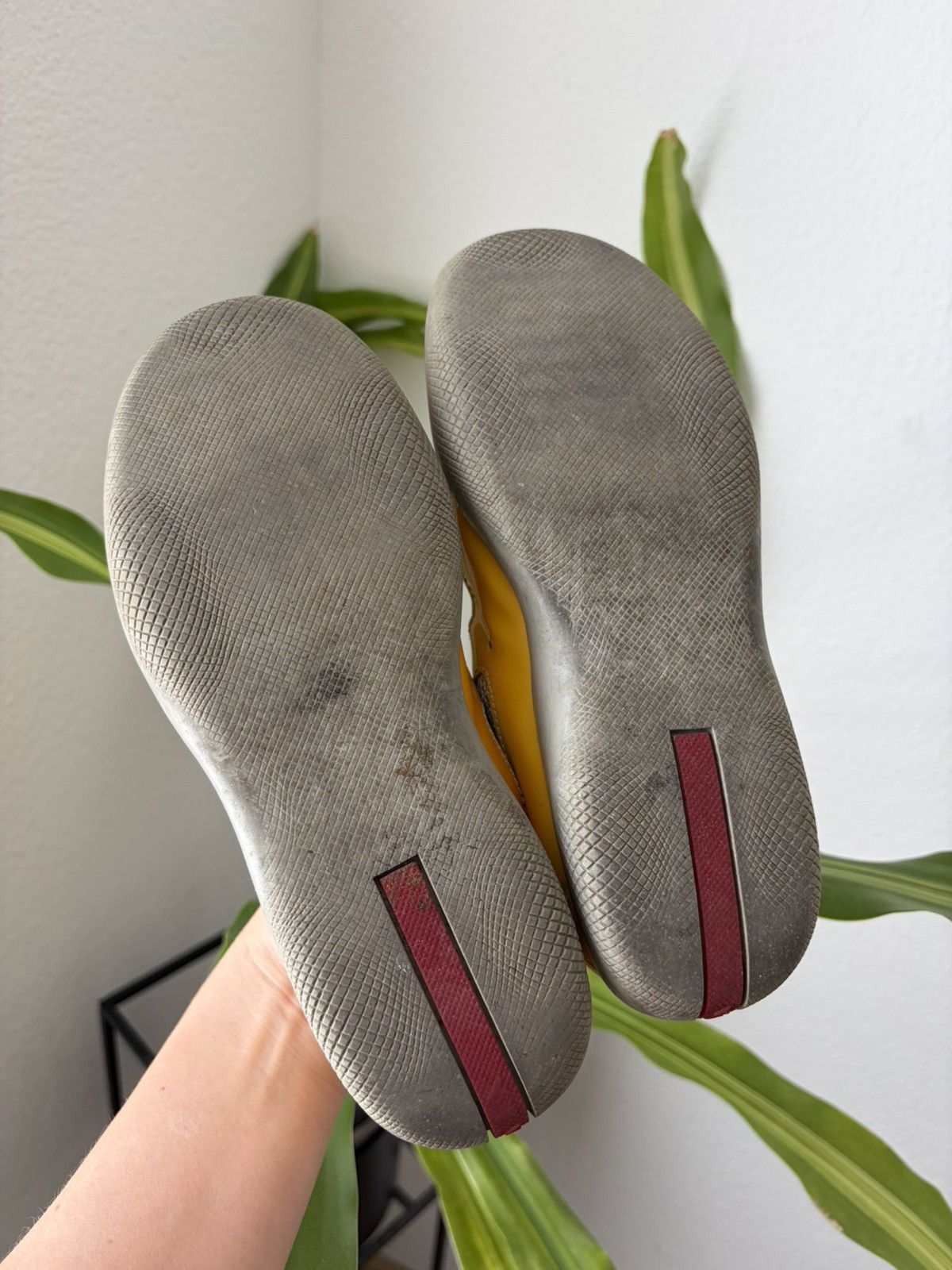 Prada Archival Prada America's Cup yellow sneakers 34 Size US 4 / IT 34 - 3 Thumbnail