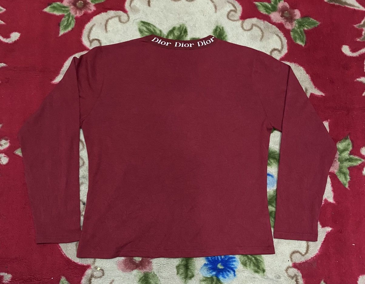 Dior Christian Dior Long Sleeve Tshirt Size S / US 4 / IT 40 - 2 Thumbnail