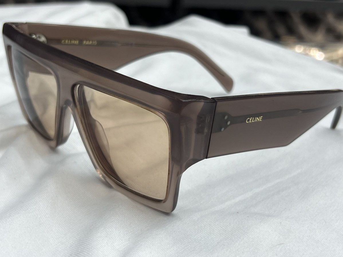 Celine Celine Acetate Flat Top Sunglasses Size ONE SIZE - 1 Thumbnail