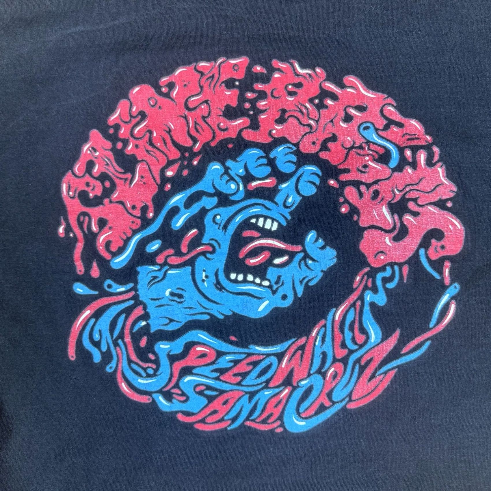 Vintage VINTAGE Santa Cruz Slime Balls Shirt Mens Small Black Speed Wheels Screaming Hand T-Shirt Mens S Black Santa Cruz Shirt 90s? Size US S / EU 44-46 / 1 - 5 Thumbnail