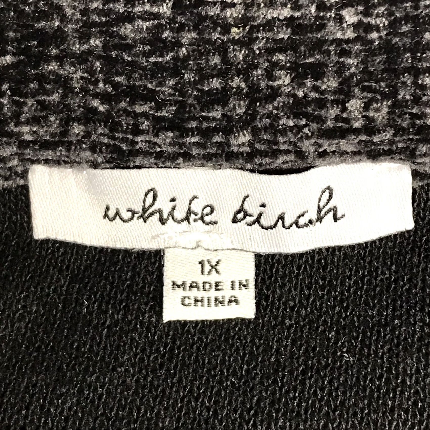 Vintage VINTAGE White Birch Women Gray Soft Textured Knit Button-Up Sweatshirt Cardigan Plus Size 1X Regular Mens? Size S / US 4 / IT 40 - 3 Thumbnail