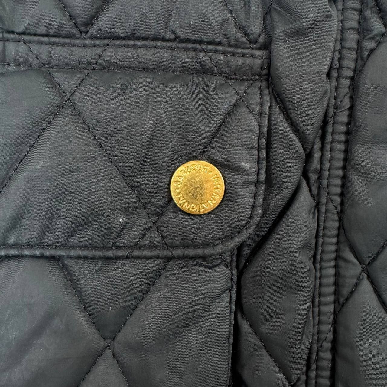 Barbour Barbour International Quilted Jacket Hooded Navy Biker XL Size XL / US 12-14 / IT 48-50 - 9 Thumbnail