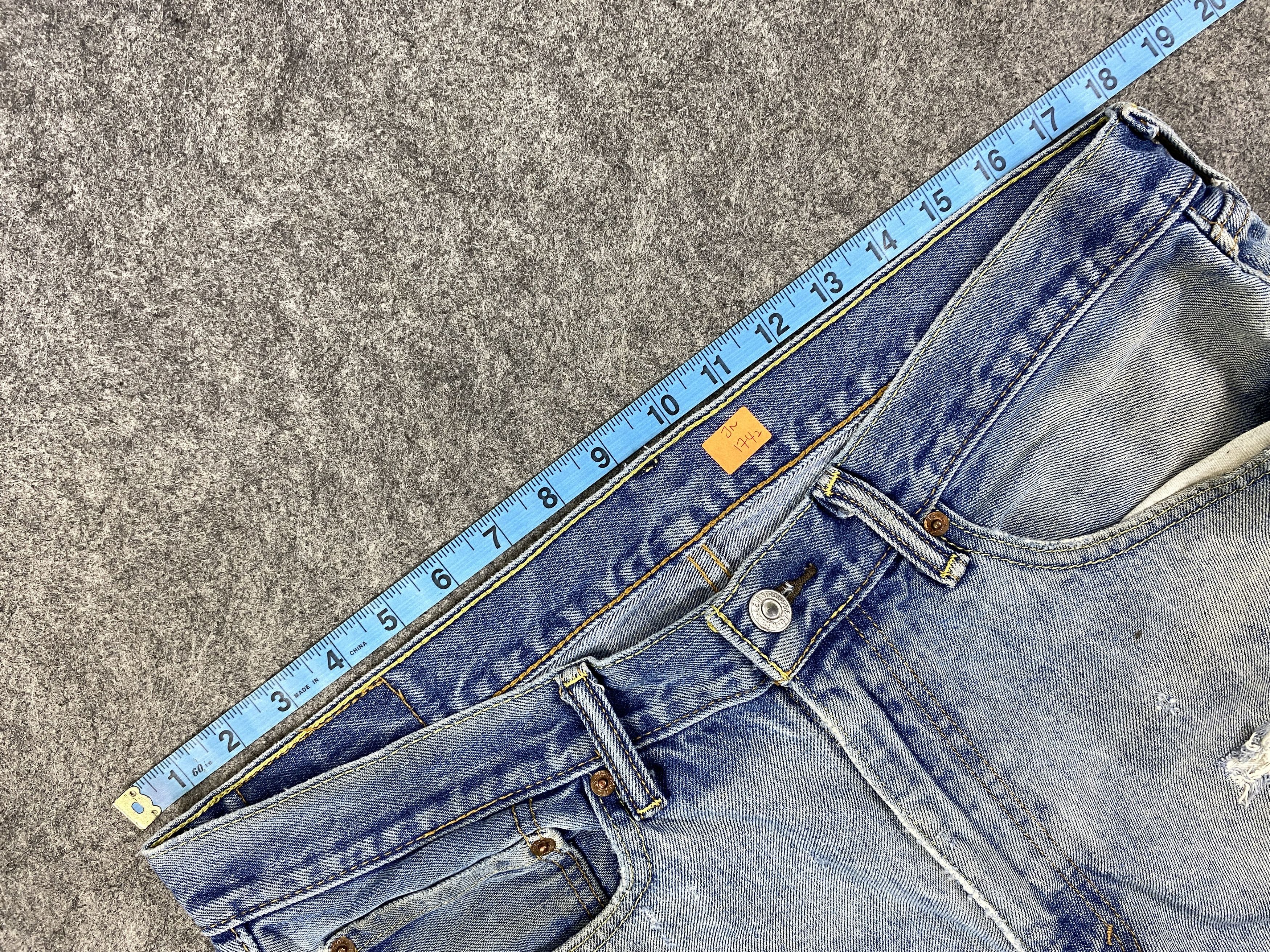 Levi's Dirty Used Blue Vintage Levi's 505 36x31.5 Denim -JN1742 Size US 36 / EU 52 - 5 Thumbnail