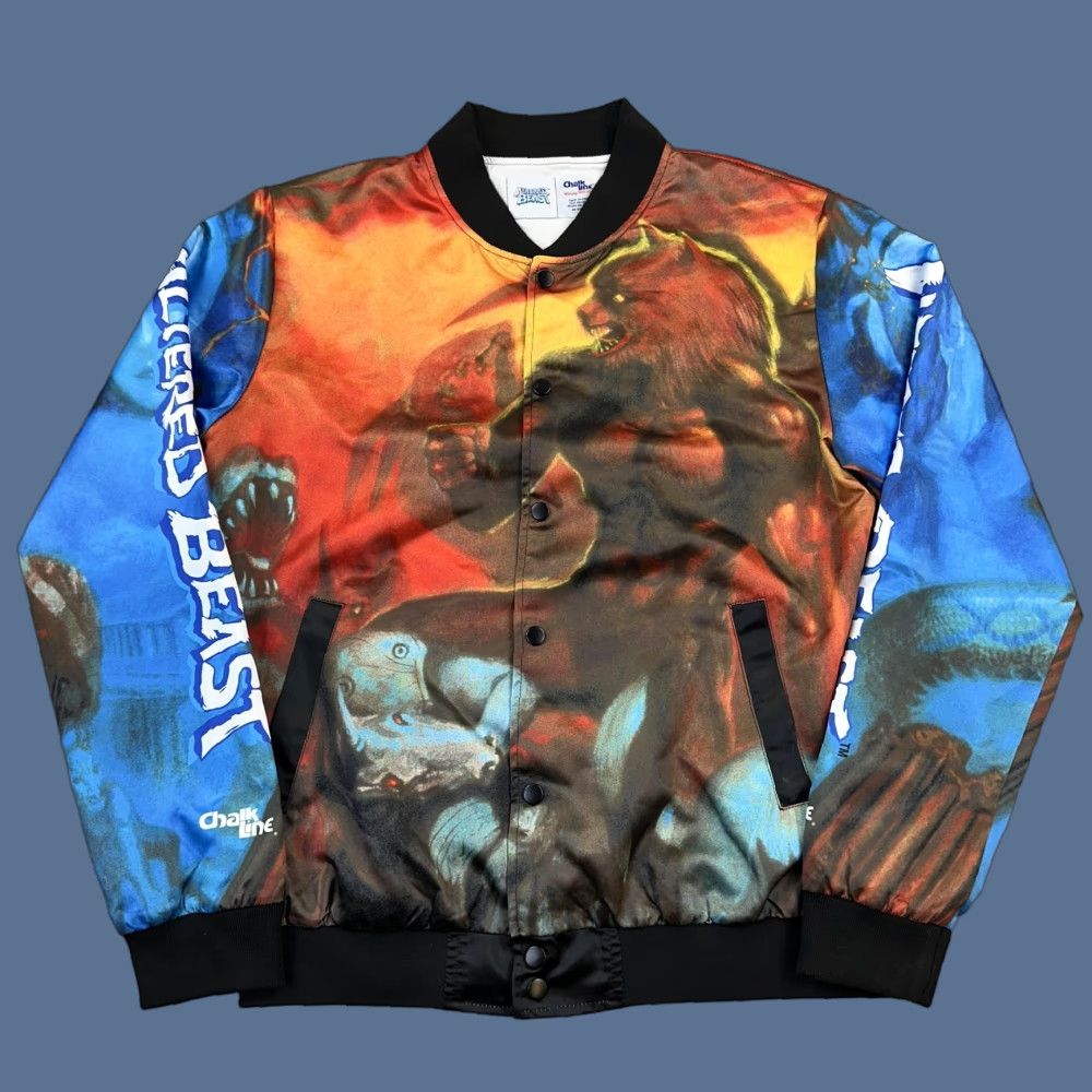 Chalk Line Chalk Line Altered Beast Jacket Mens Medium Satin Retro Fanimation Bomber Sega Shirt Size US M / EU 48-50 / 2 - 1 Thumbnail