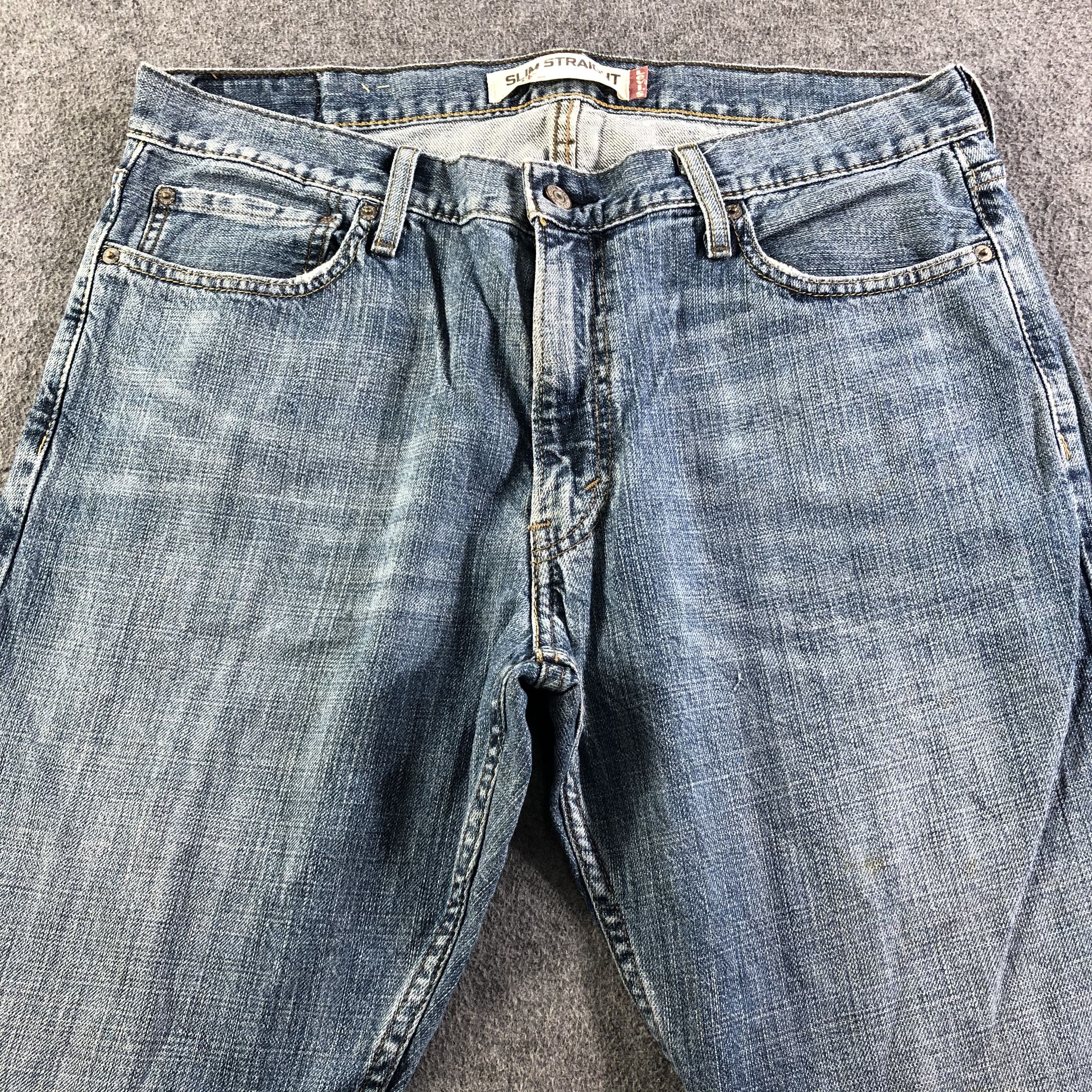 Levi's Vintage Blue Wash Levis 514 Jeans-J3425 Size US 37 - 3 Thumbnail