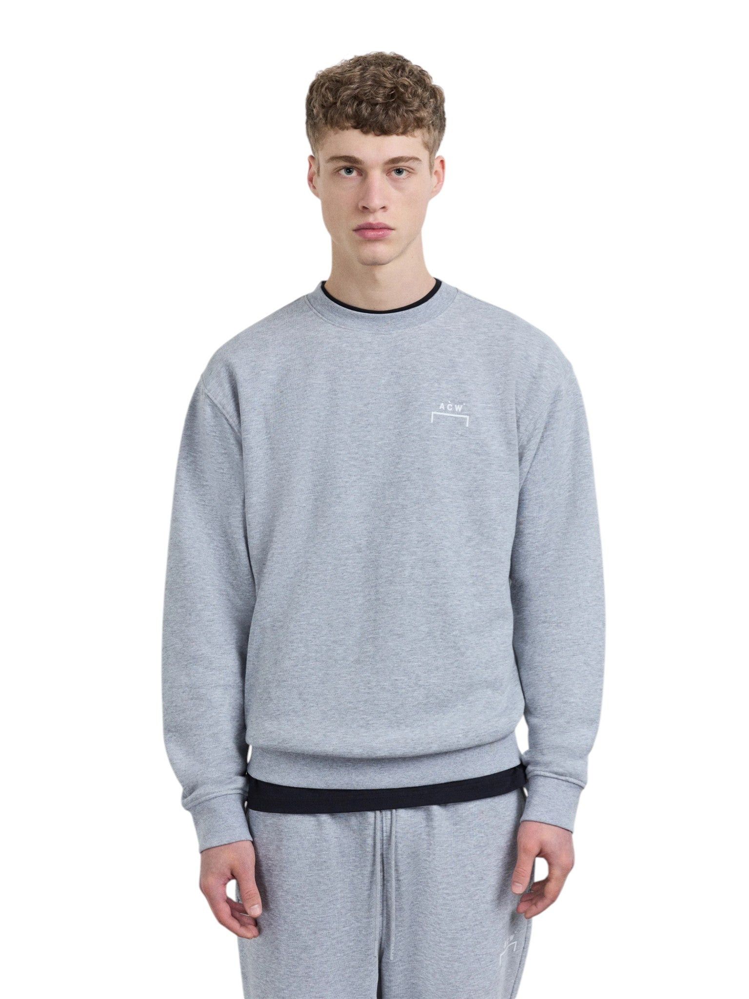 A-COLD-WALL* A-COLD-WALL Burcham Logo Crew Grey Marl Size US M / EU 48-50 / 2 - 3 Thumbnail