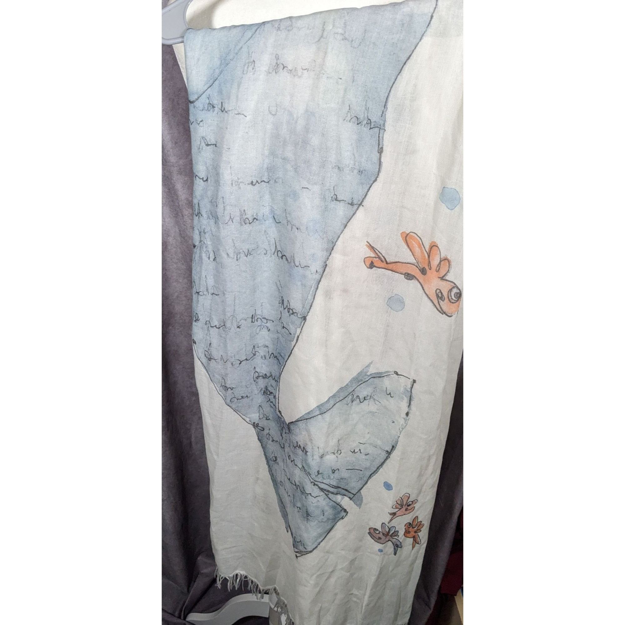 Other Whimsical Italian "The Sea Ends Where The Sky Begins" Art Sc Size ONE SIZE - 22 Thumbnail