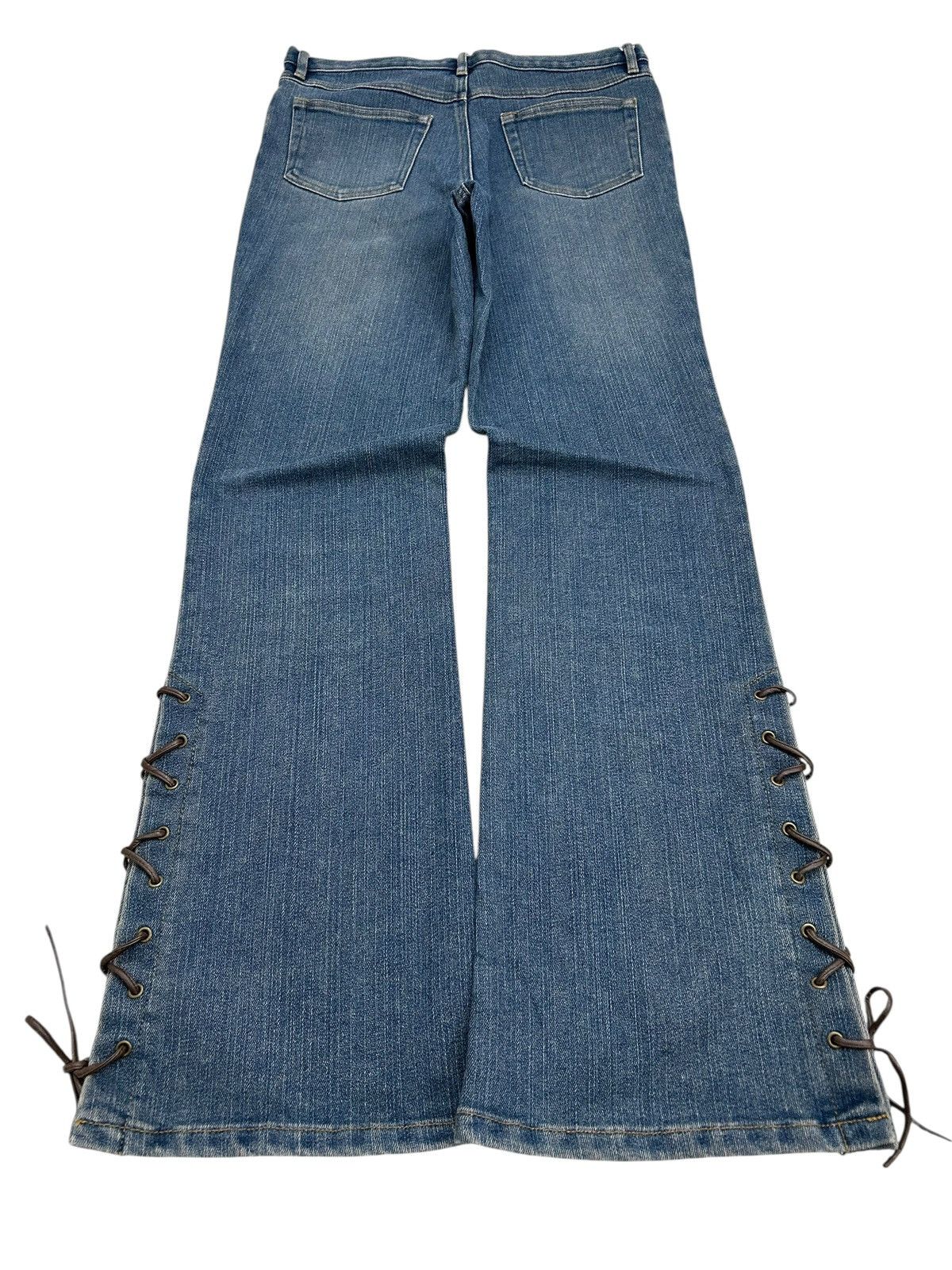 Tornado Mart Flared Japanese Brand Denim Lace Up Size 28" / US 6 / IT 42 - 2 Thumbnail