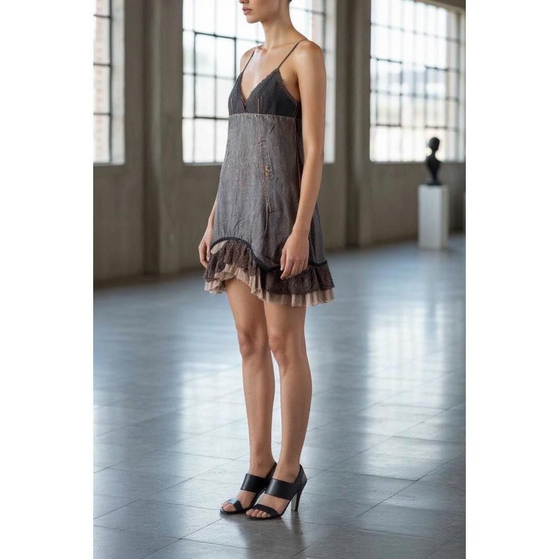 Cop Copine The Cop Copine Babydoll Lace Mini Dress Size ONE SIZE - 2 Thumbnail