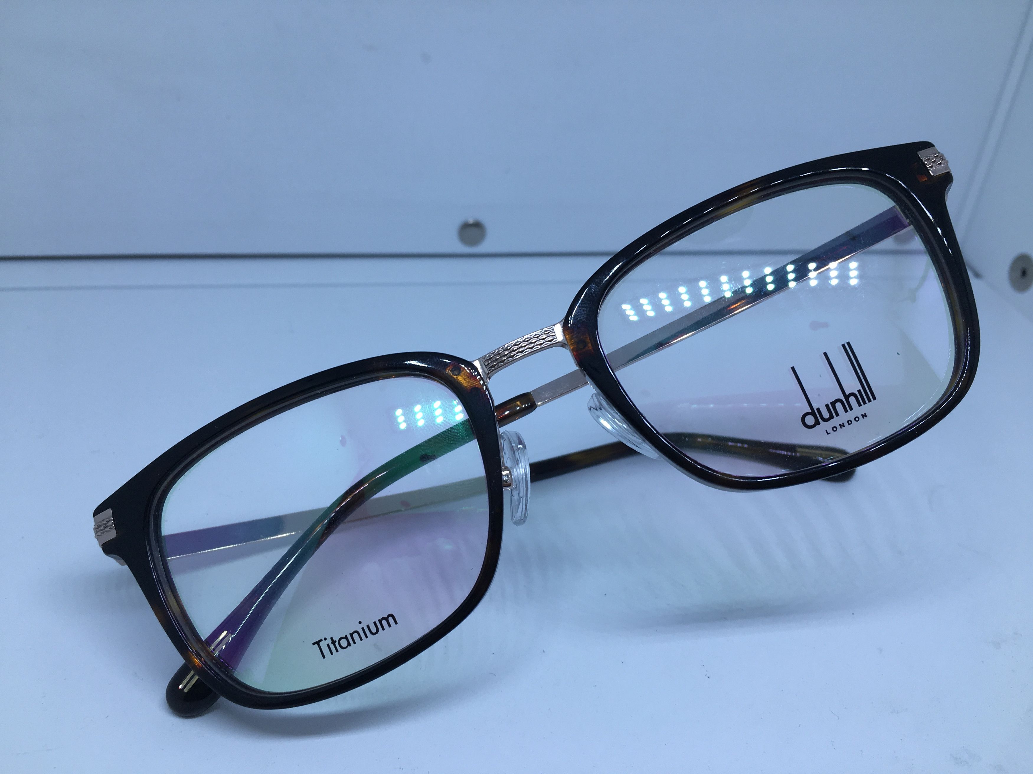 Other Dunhill P3 Shape Tortoise RX Eyeglasses Frame Size ONE SIZE - 7 Thumbnail