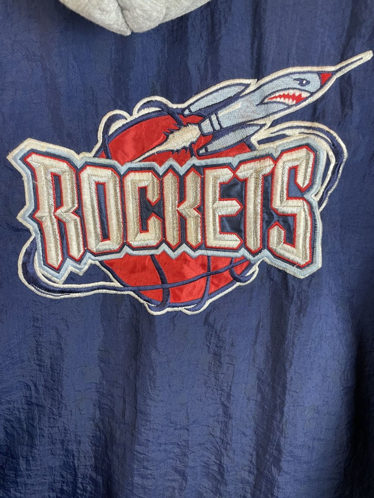 NBA × Starter × Vintage Vintage Nba rocket Starter Jacket Hoodies Size US L / EU 52-54 / 3 - 8 Thumbnail