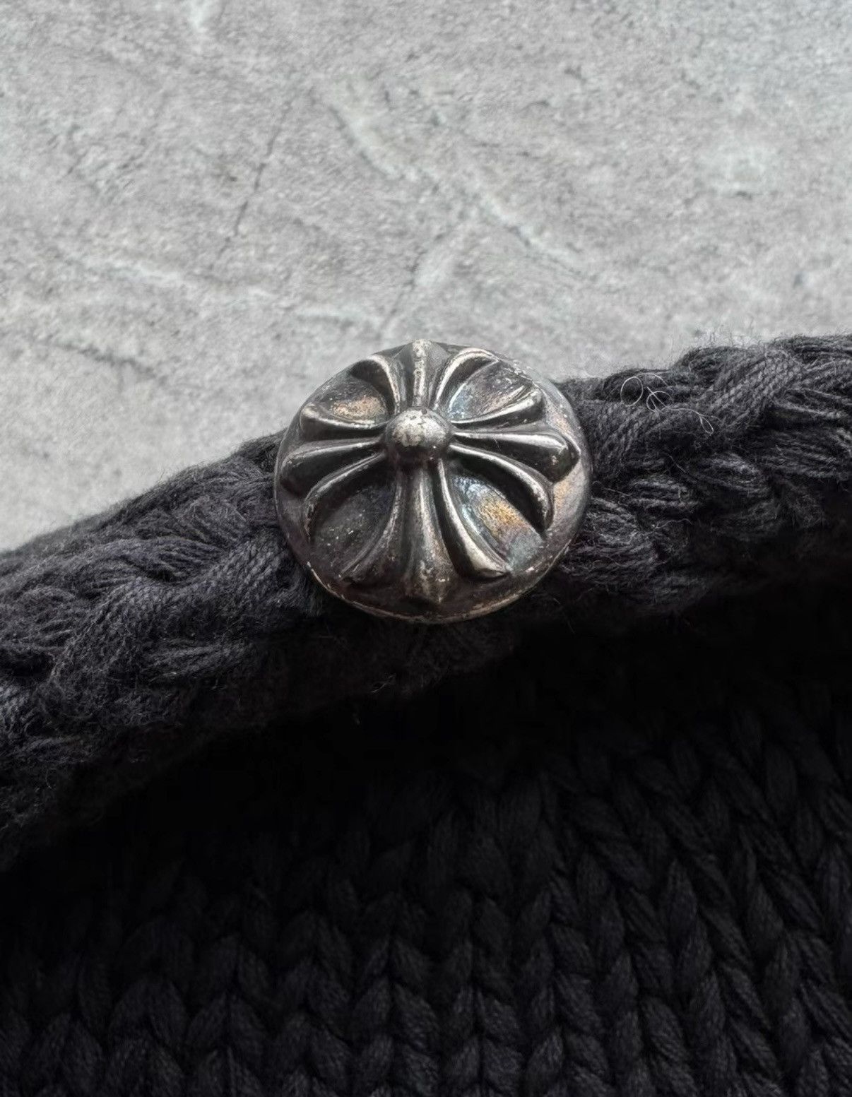 Chrome Hearts Chrome Hearts Cross Patch Beanie Size ONE SIZE - 4 Thumbnail