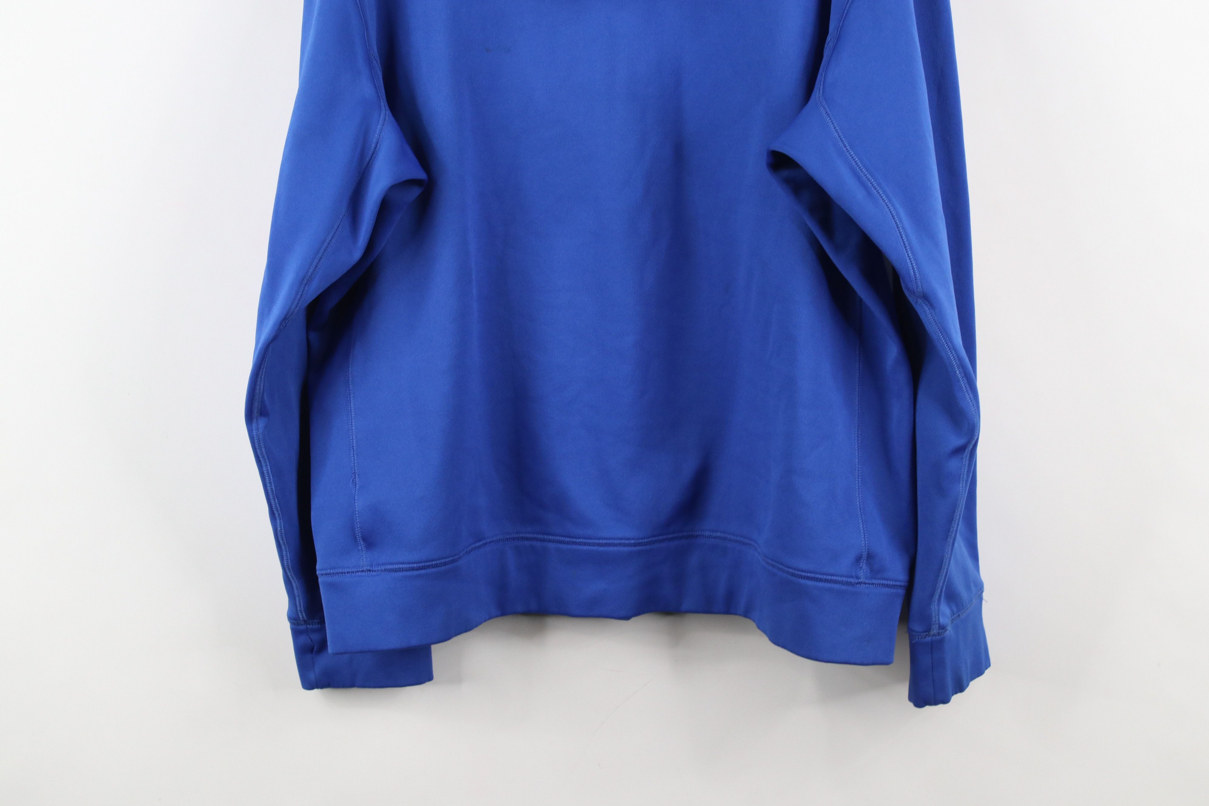 Nike × Vintage Vintage Y2K Nike Therma Fit Monochrome Full Zip Hoodie Blue Size US L / EU 52-54 / 3 - 18 Thumbnail