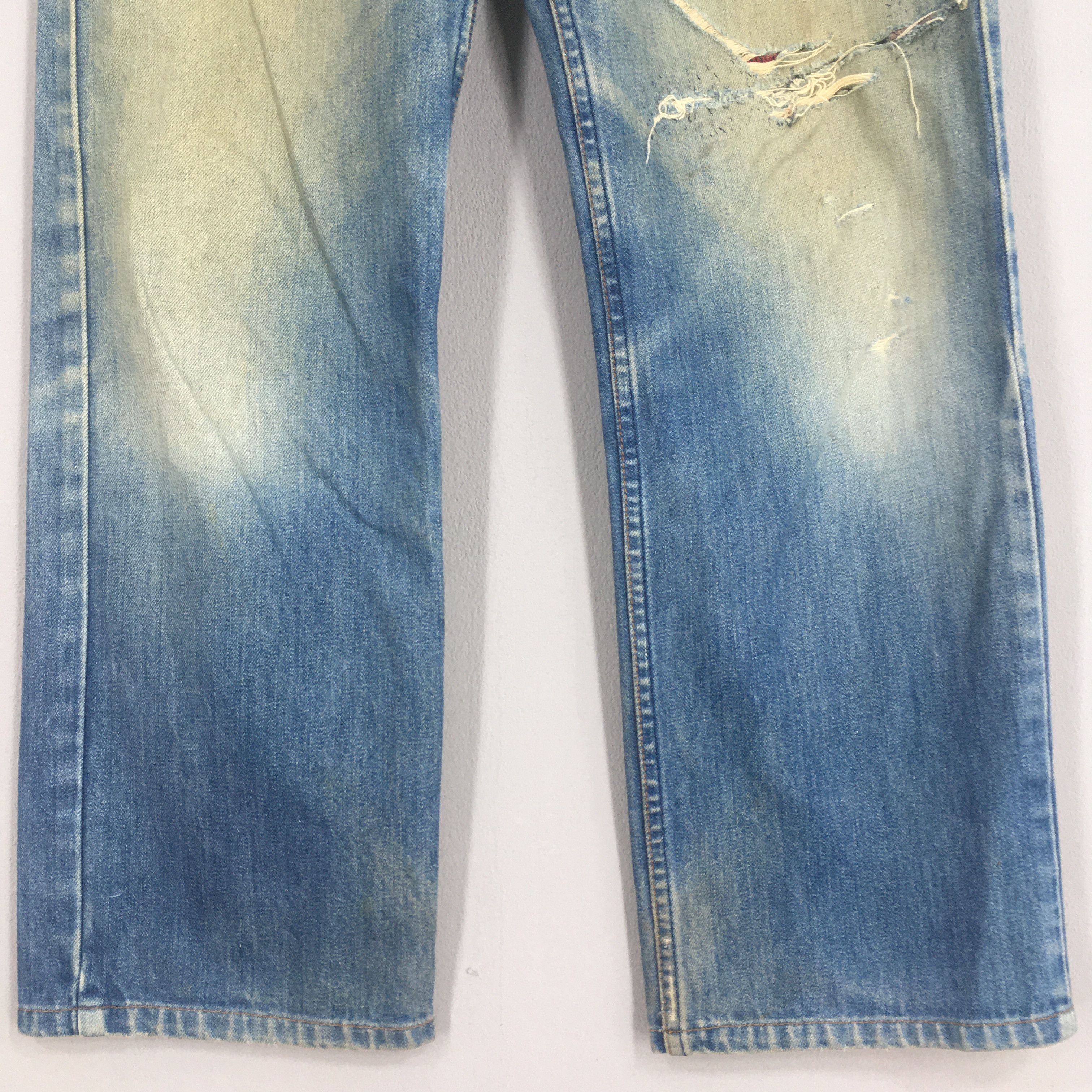 Levi's Size 32x29 Vintage 90s Levis 505 Blue Stonewash Jeans S1963 Size US 32 / EU 48 - 4 Thumbnail