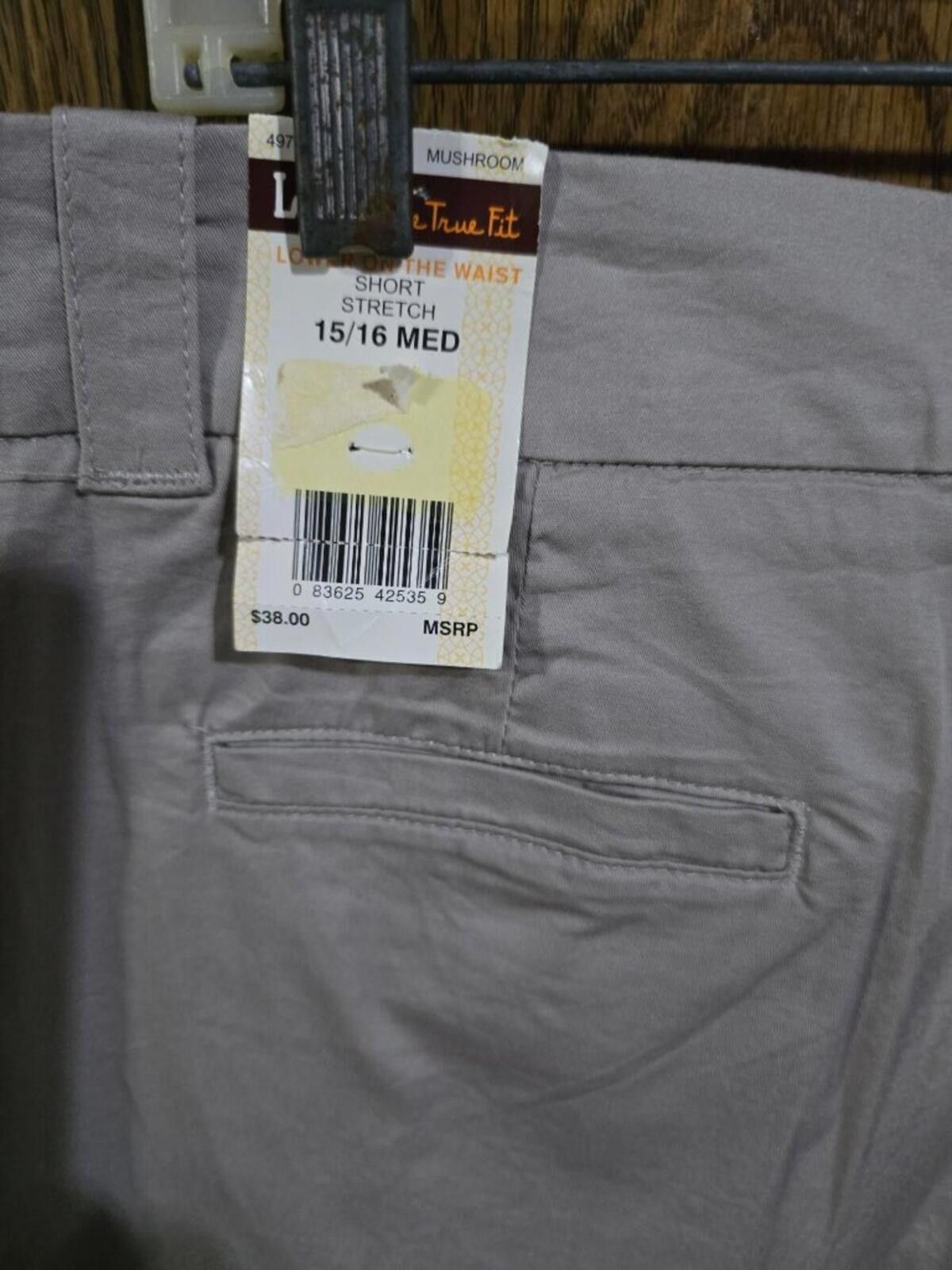 Lee Lee One True Fit Bermuda Shorts Mushroom Color NWT Size 36" / US 14 / IT 50 - 5 Thumbnail