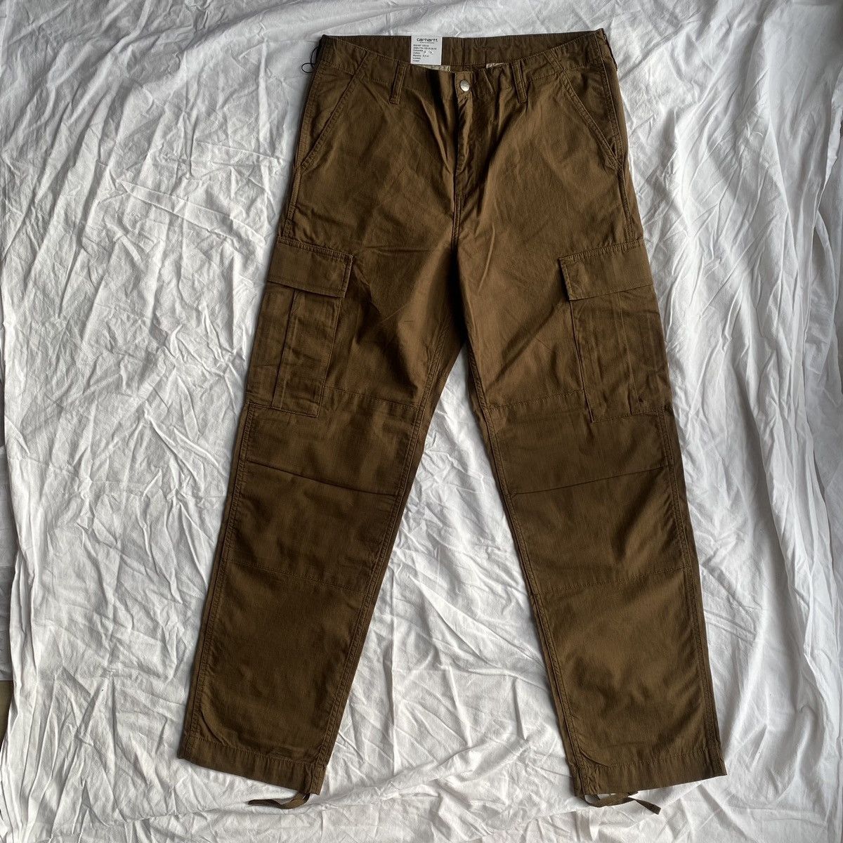 Carhartt Carhartt Regular Cargo Pants Brown Size US 31 - 1 Thumbnail