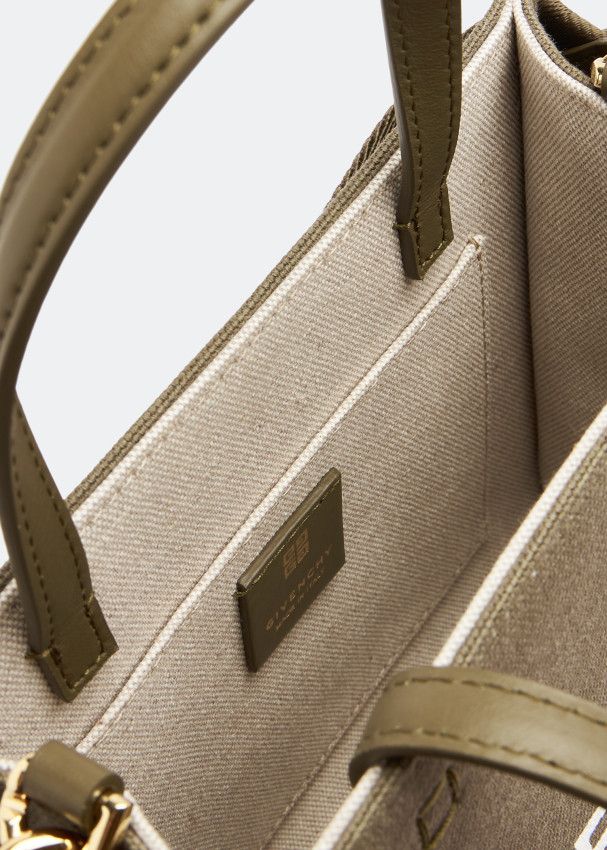 Givenchy o1srvl11e0924 Size: OS / Mini G Shopping Tote Bag in Khaki Size ONE SIZE - 4 Thumbnail