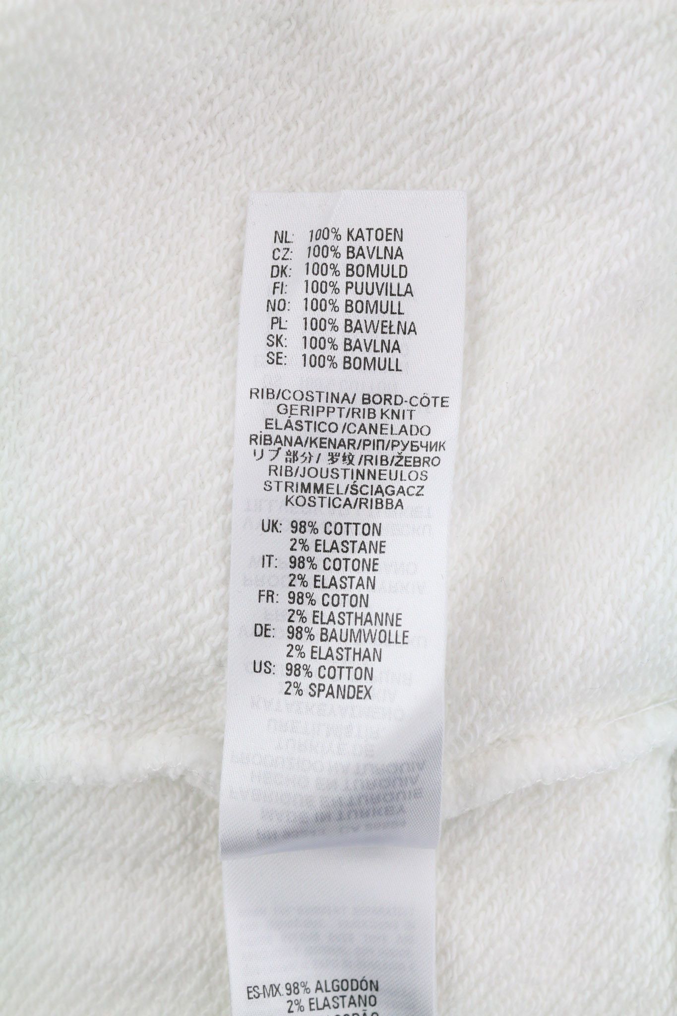 Diesel D4D-21 M White Cotton Hooded Logo Hoodie 40104 Size US M / EU 48-50 / 2 - 9 Thumbnail