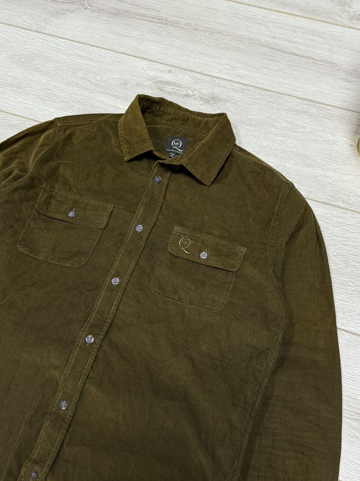 Alexander McQueen McQ vintage corduroy pocket shirt buttons Size US M / EU 48-50 / 2 - 1 Thumbnail