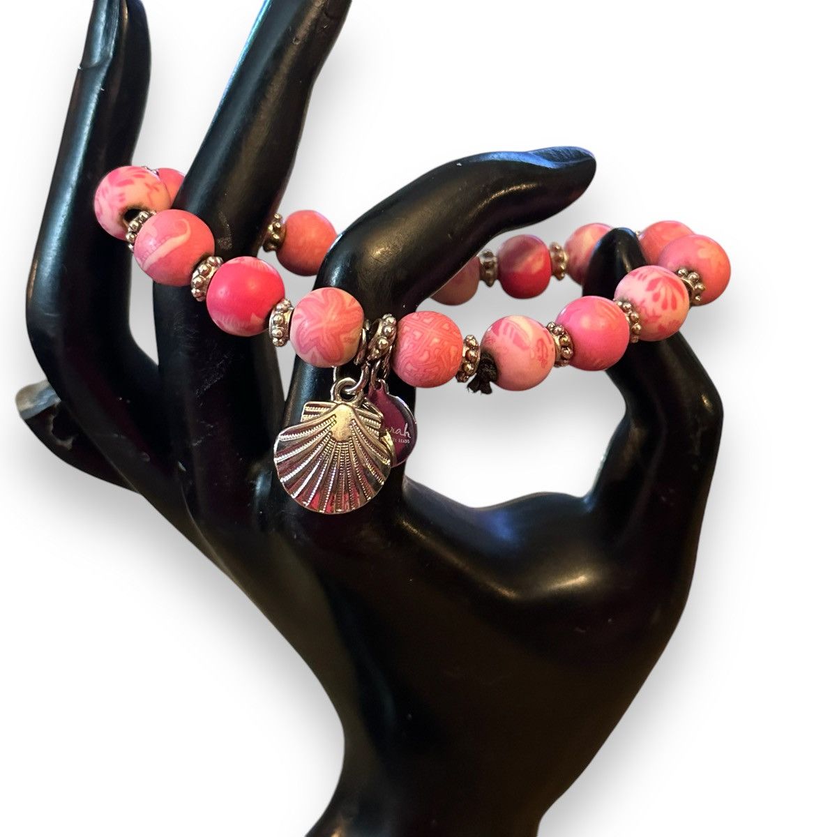 Other Jilzara pink clay bead seashell charm bracelet Size ONE SIZE - 3 Thumbnail