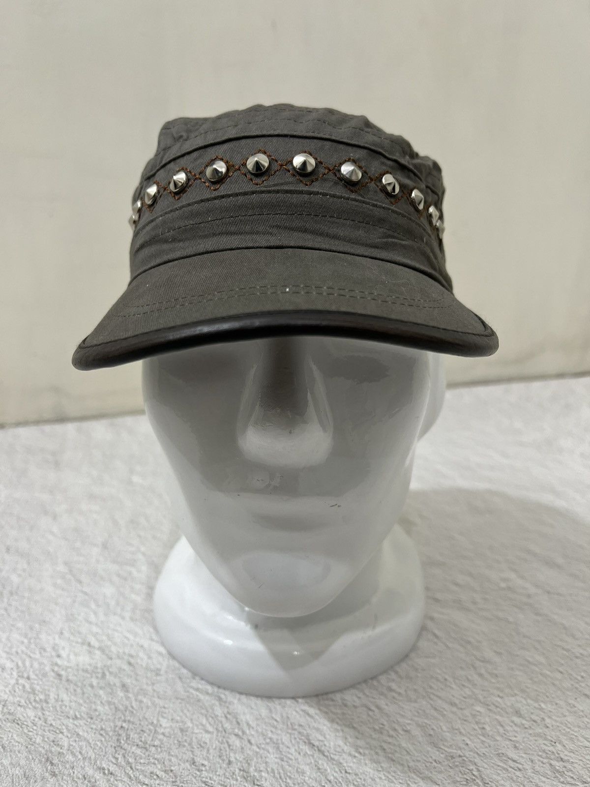 Kapital 2000s Japanese Cadet Hat Hybrid Punk Studded Cap y2k Lgb Size ONE SIZE - 2 Thumbnail