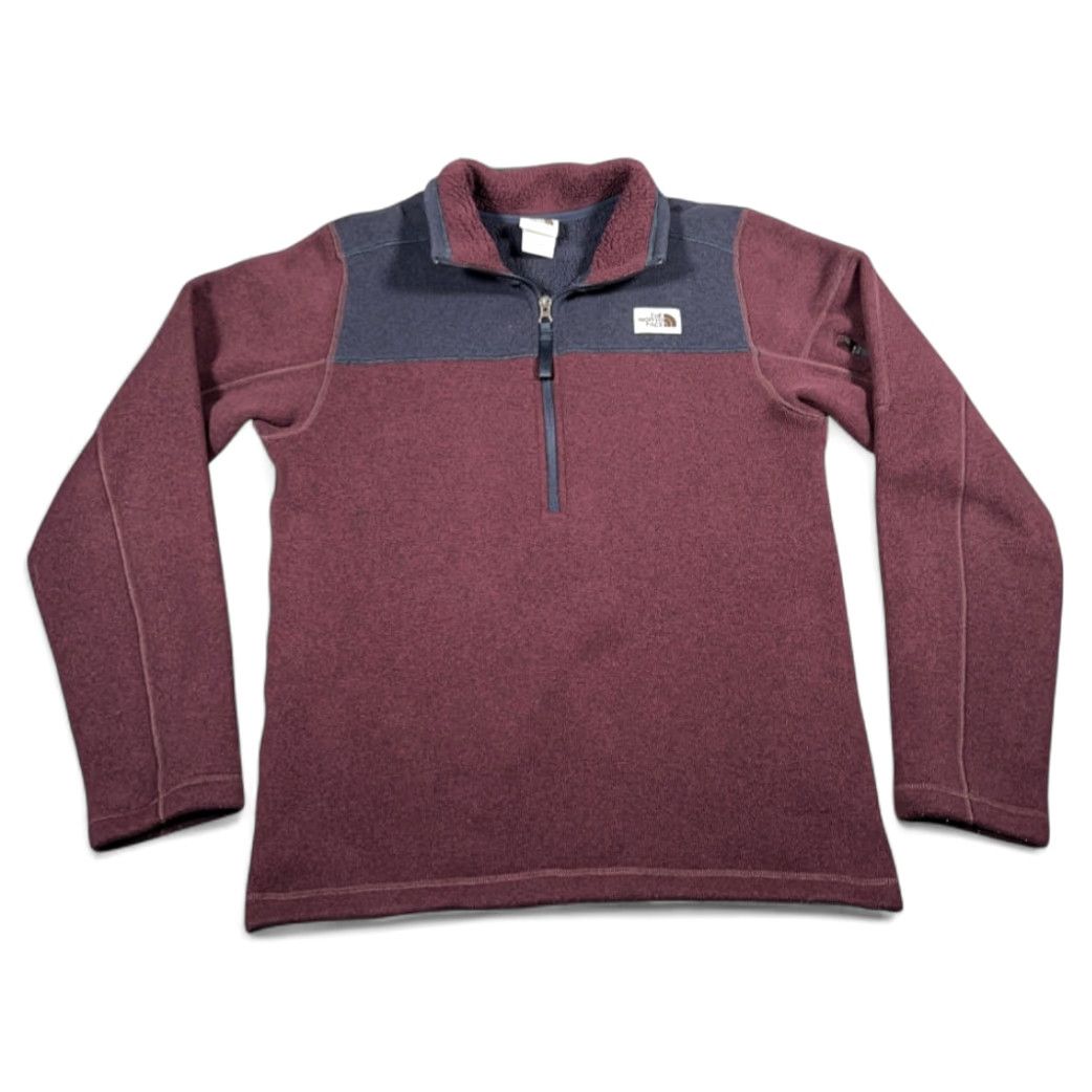 The North Face VINTAGE The North Face Gordon Lyons Sweater Adult SMALL Red Blue Fleece Pullover Half Zip Size US S / EU 44-46 / 1 - 2 Thumbnail