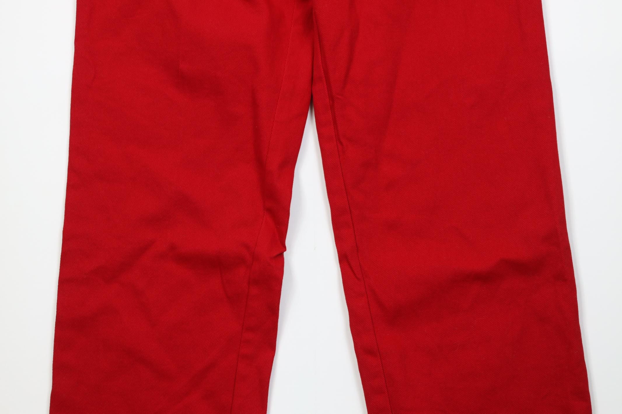 Polo Ralph Lauren Vintage 90s Ralph Lauren Straight Leg Denim Jeans Red Size 28" / US 6 / IT 42 - 3 Thumbnail