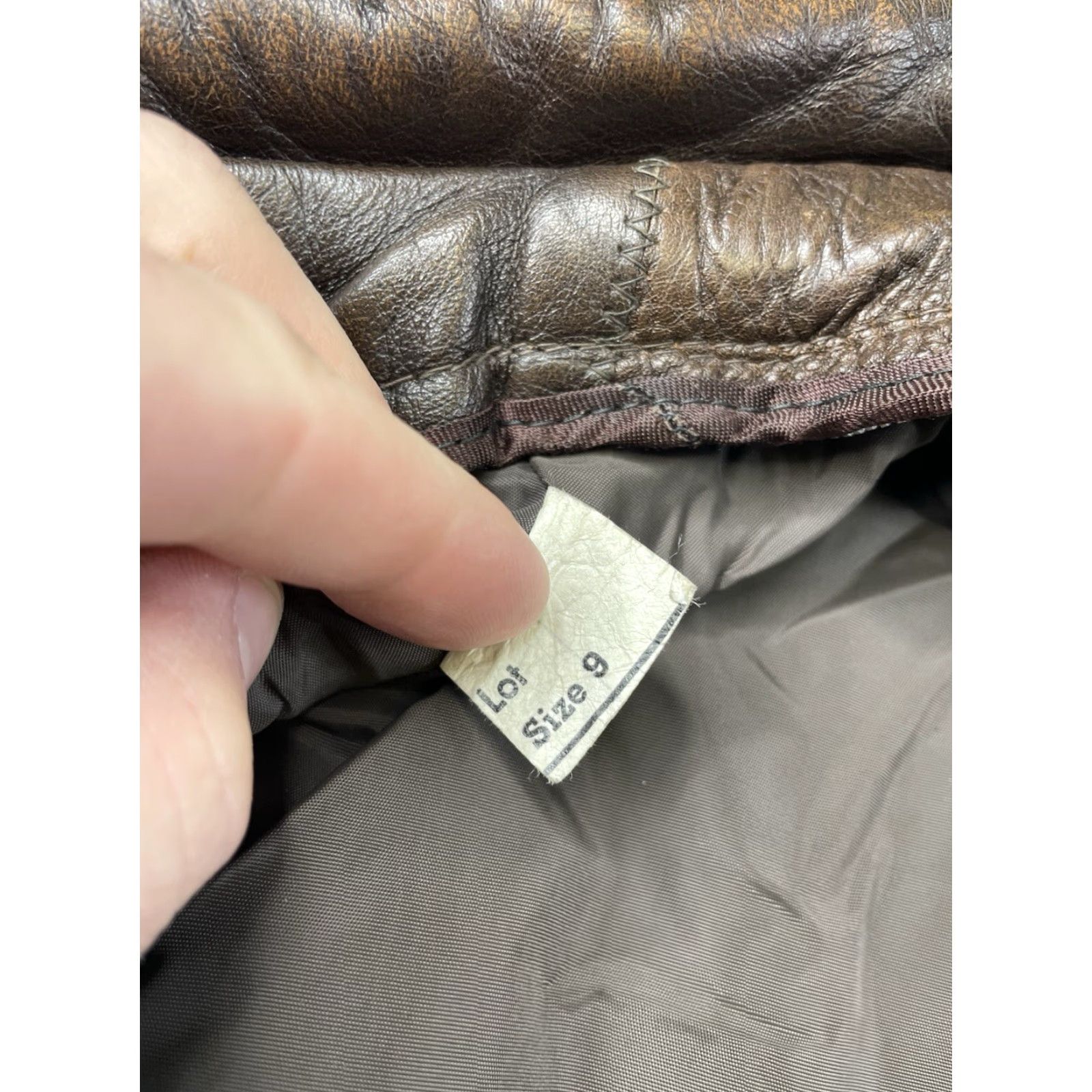 Vintage VINTAGE Lesco Motorcycle Jacket Brown Leather Zipper Womens Size 9 Size M / US 6-8 / IT 42-44 - 4 Thumbnail