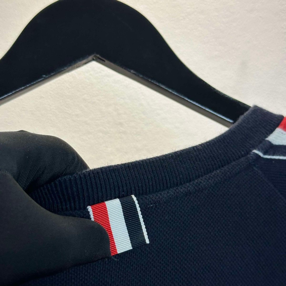 Thom Browne THOM BROWNE STRIPED T SHIRT Size US L / EU 52-54 / 3 - 7 Thumbnail