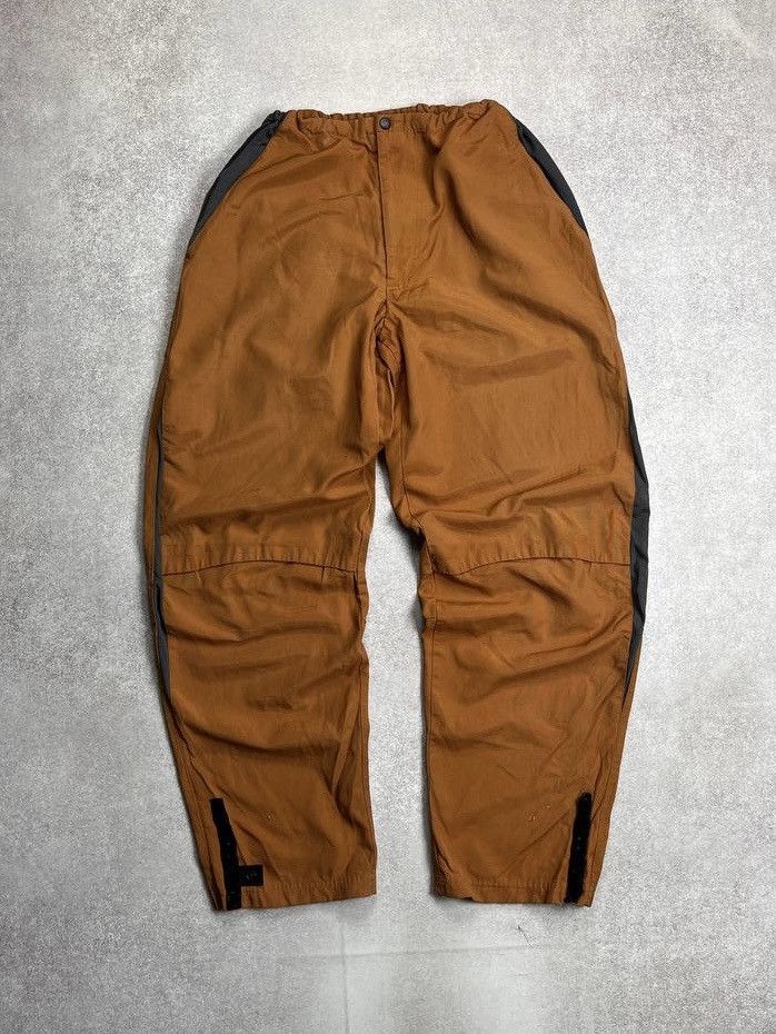 Nike × Vintage Vintage Crazy Nike Swoosh Avantgarde Baggy Track Pants 34 Size US 34 / EU 50 - 2 Thumbnail