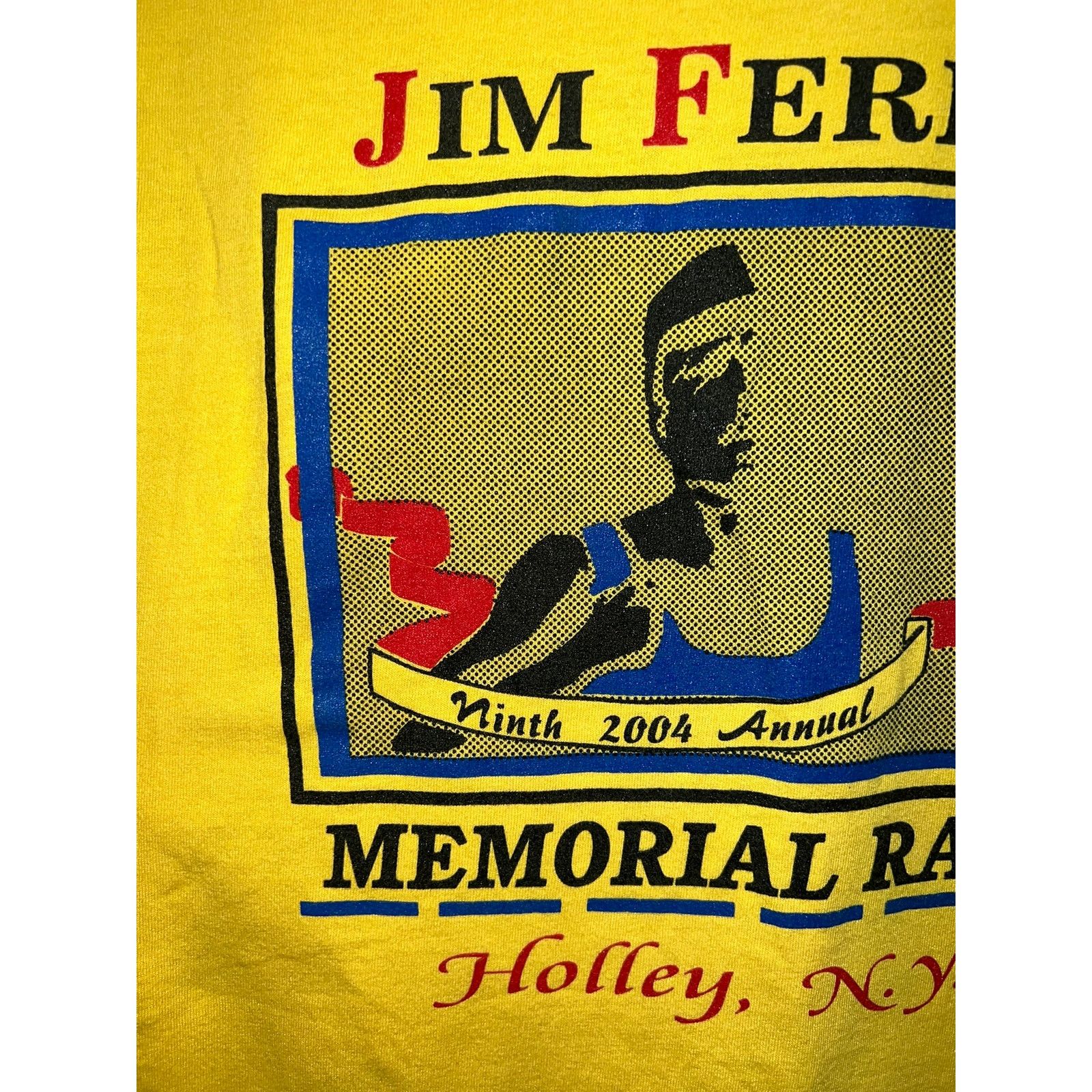 Gildan Vintage Jim Ferris Memorial Race Shirt Holley New York VTG M Size US M / EU 48-50 / 2 - 3 Thumbnail