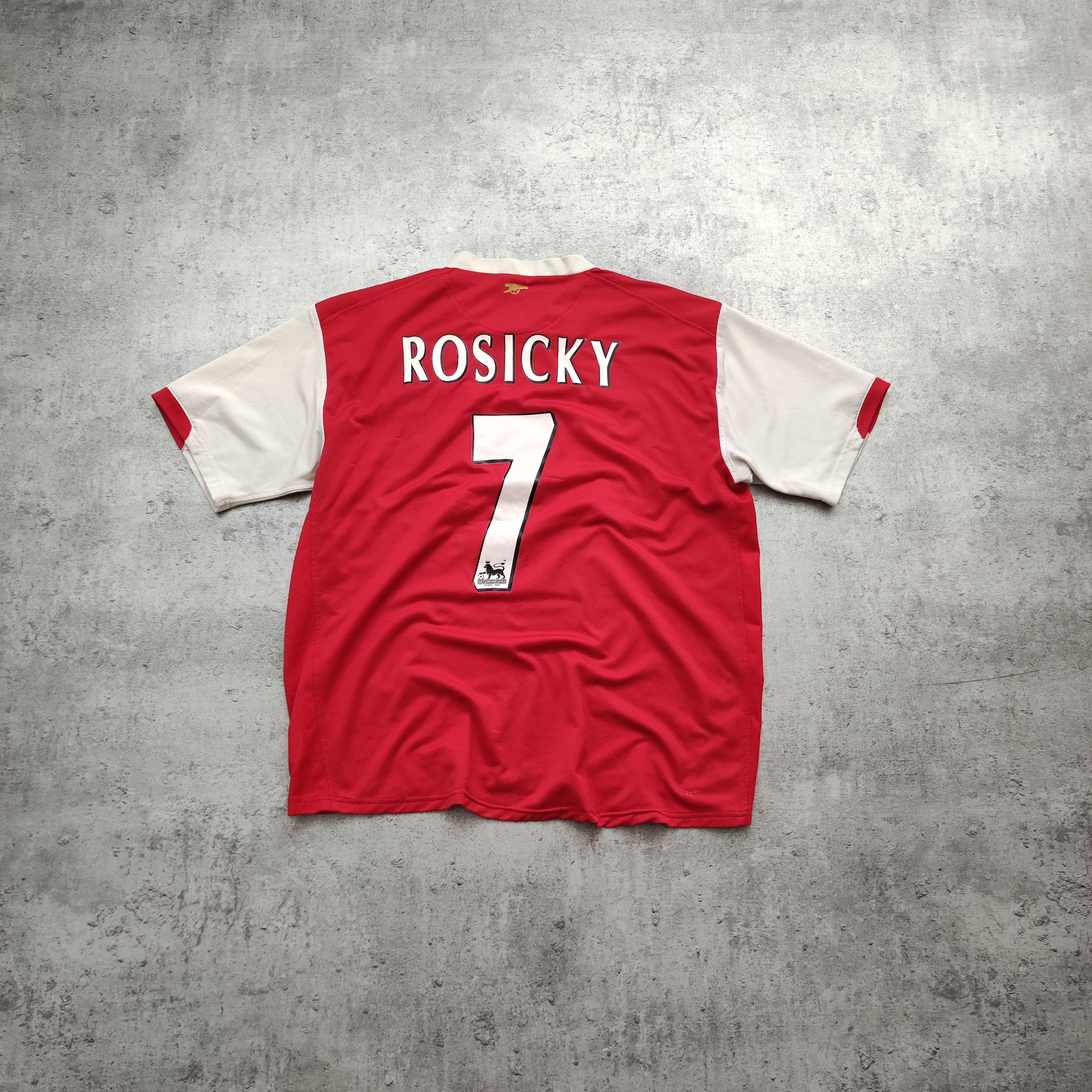 Nike × Vintage Vintage RARE Nike #7 Thomas Rosicky 2006 Home Jersey Size US XL / EU 56 / 4 - 1 Thumbnail